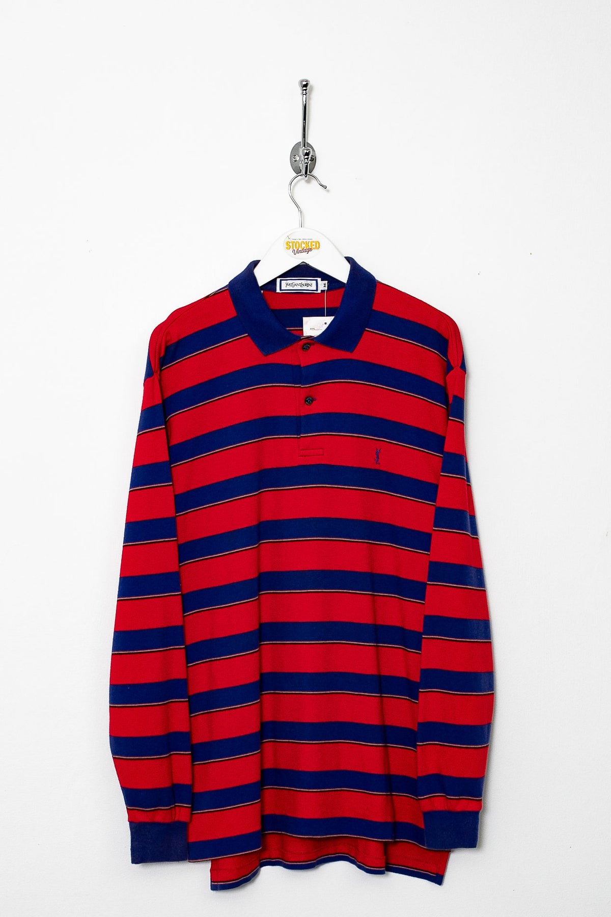 00s YSL Long Sleeve Polo Shirt (M)