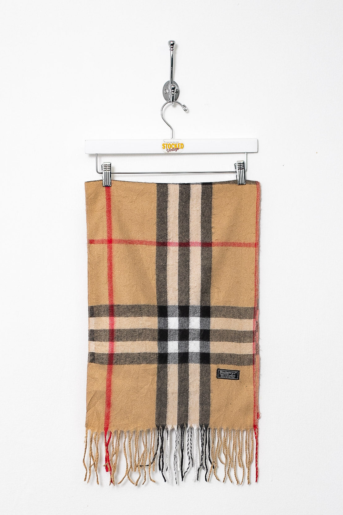 00s Burberry Nova Check Cashmere Scarf