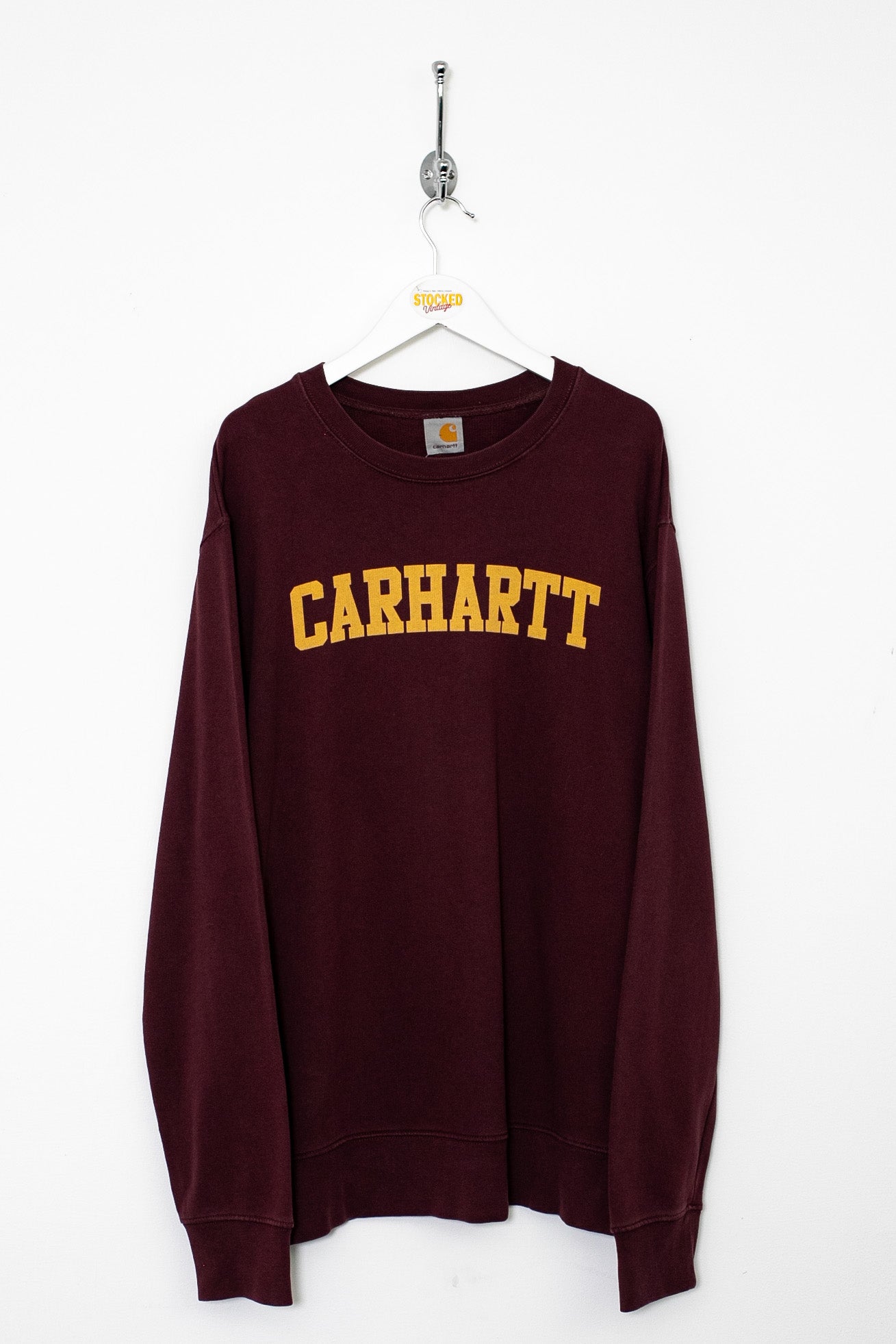 Maroon on sale carhartt sweatshirt