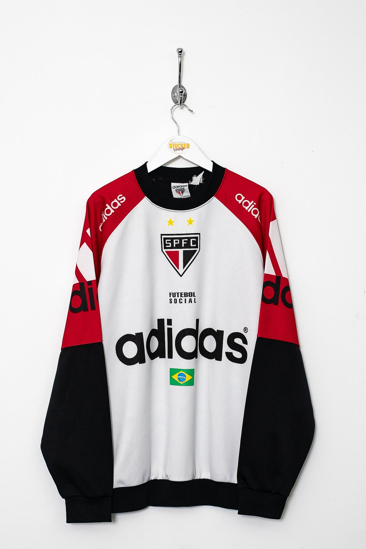 Rare 1997 Adidas Sao Paolo Training Sweatshirt (L)