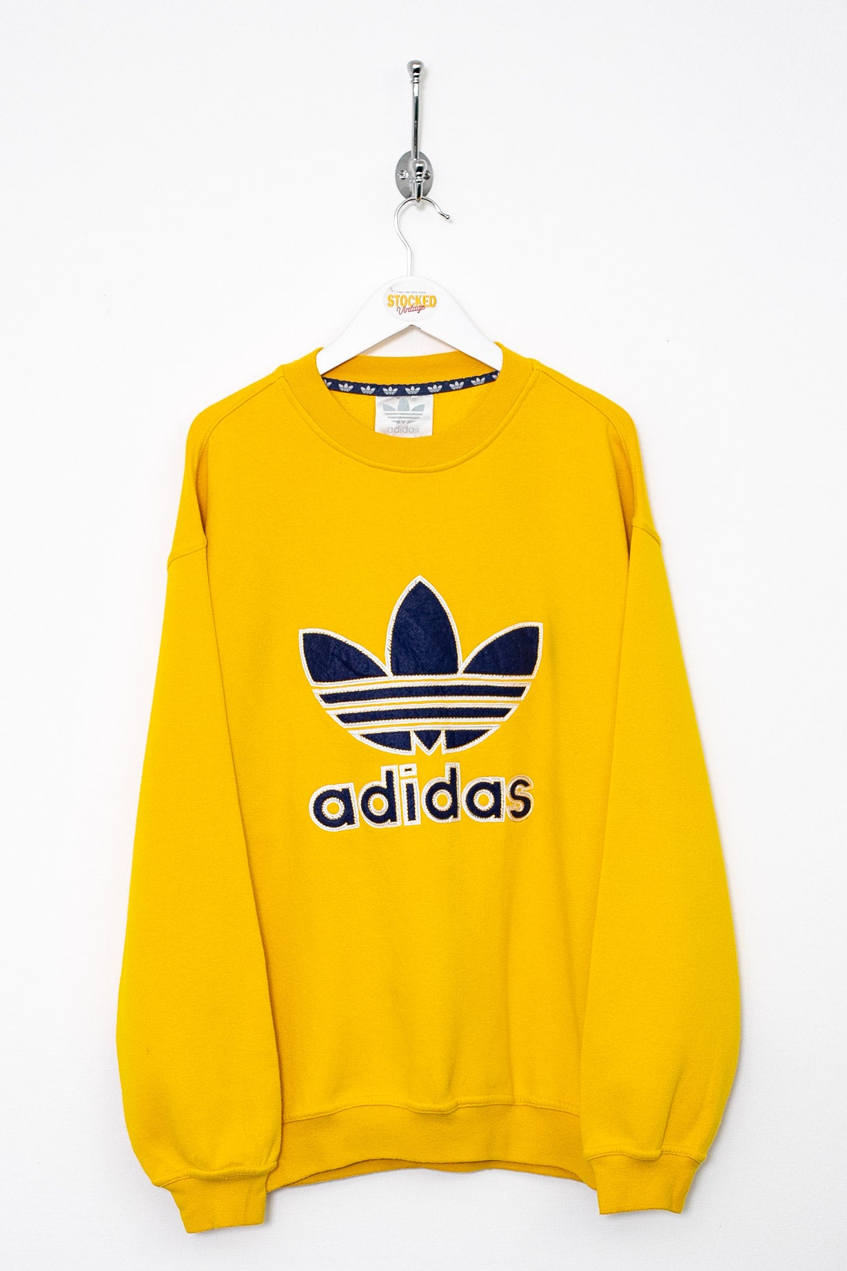 Mustard yellow deals adidas sweatshirt