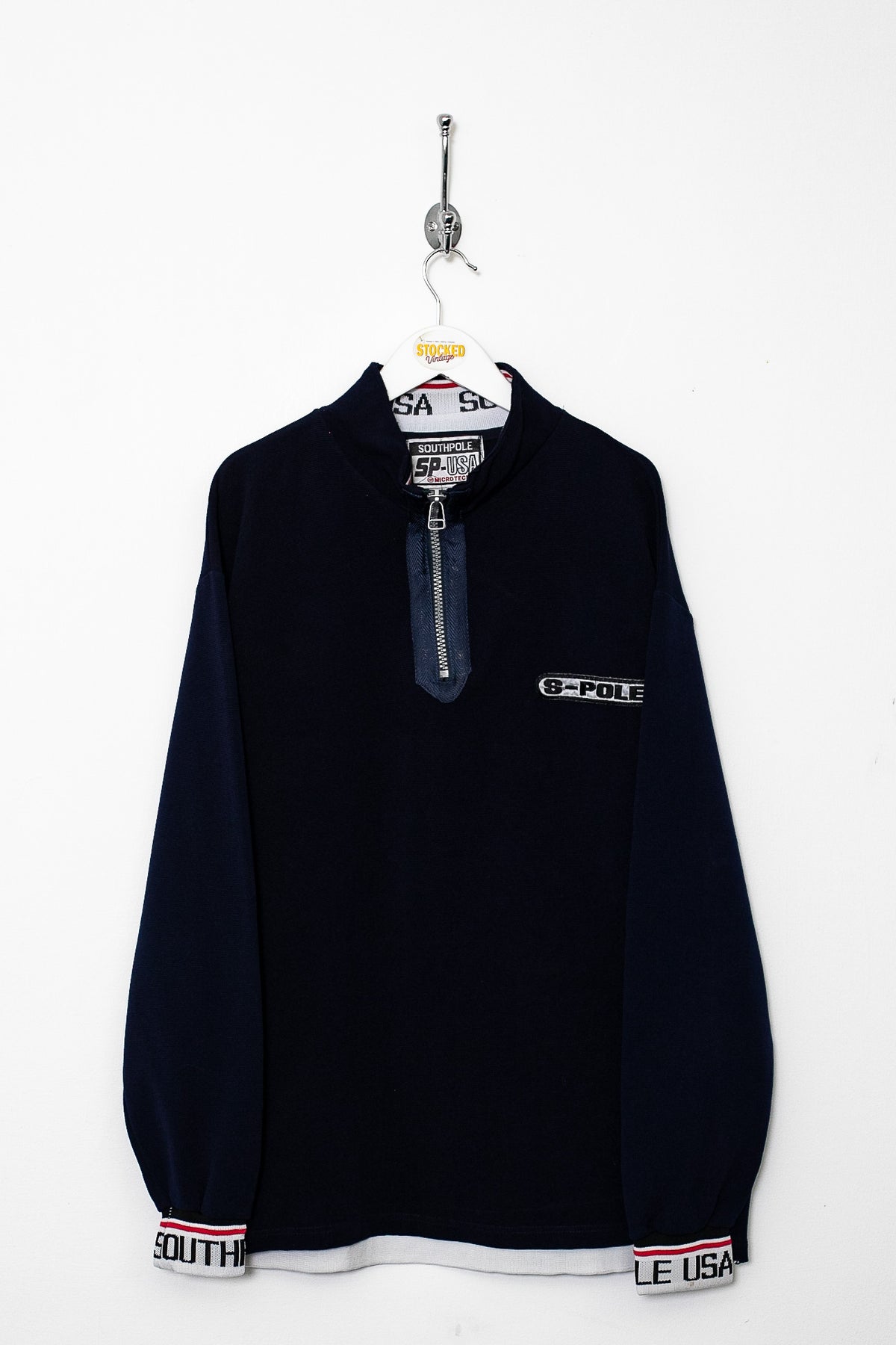 00s South Pole 1/4 Zip Pullover (M)