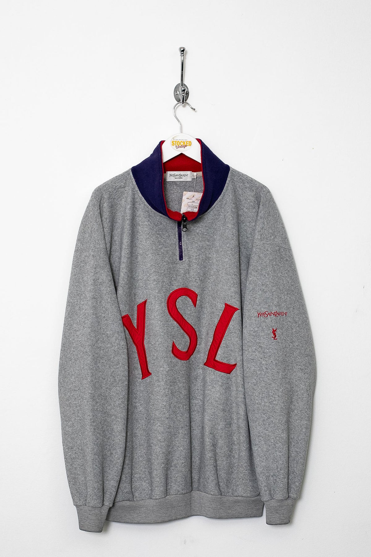 90s YSL 1/4 Zip Fleece (L)