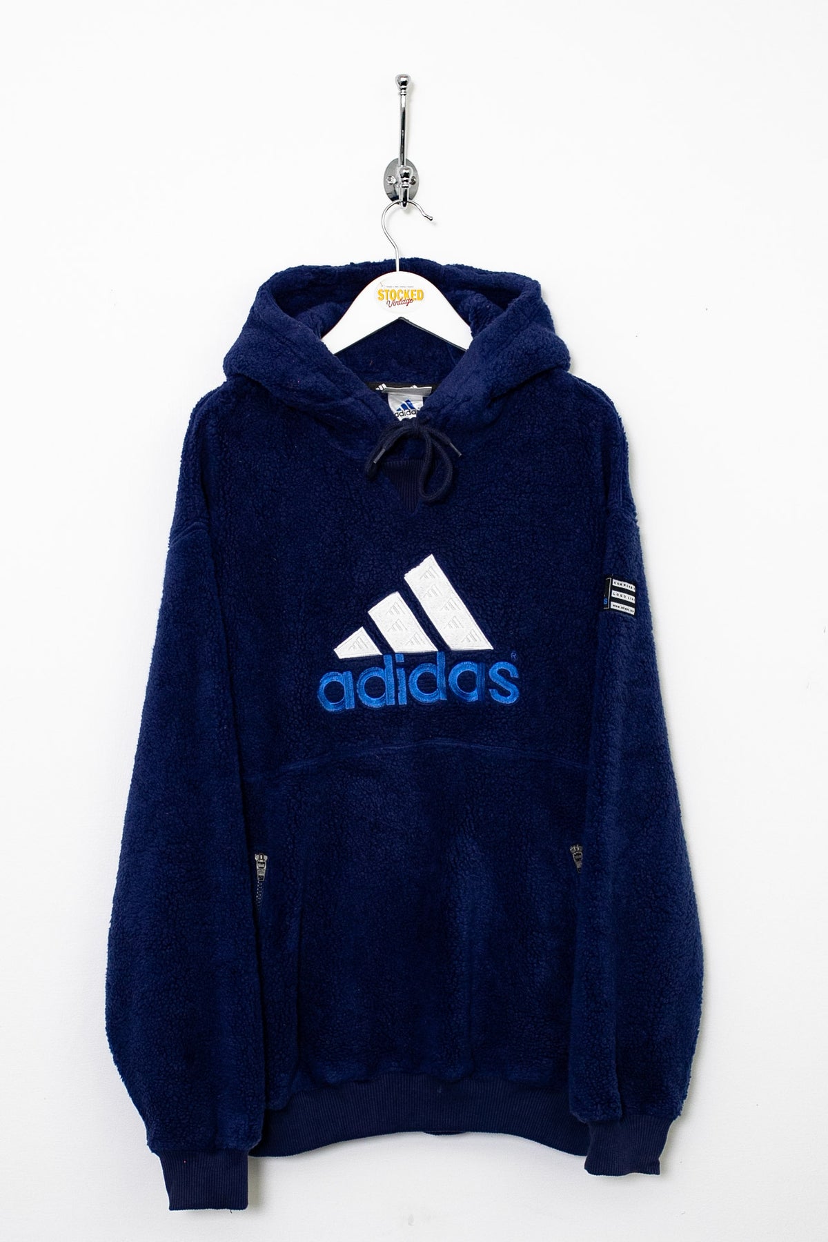 00s Adidas Deep Pile Sherpa Hoodie (M)