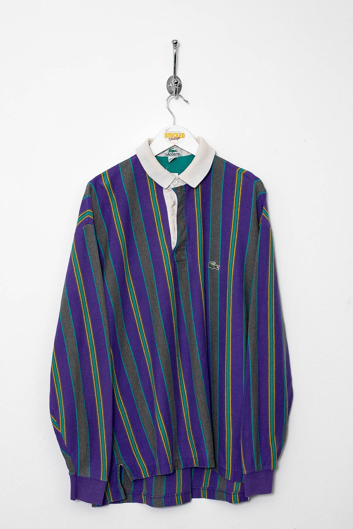 90s Lacoste Rugby Shirt (M)