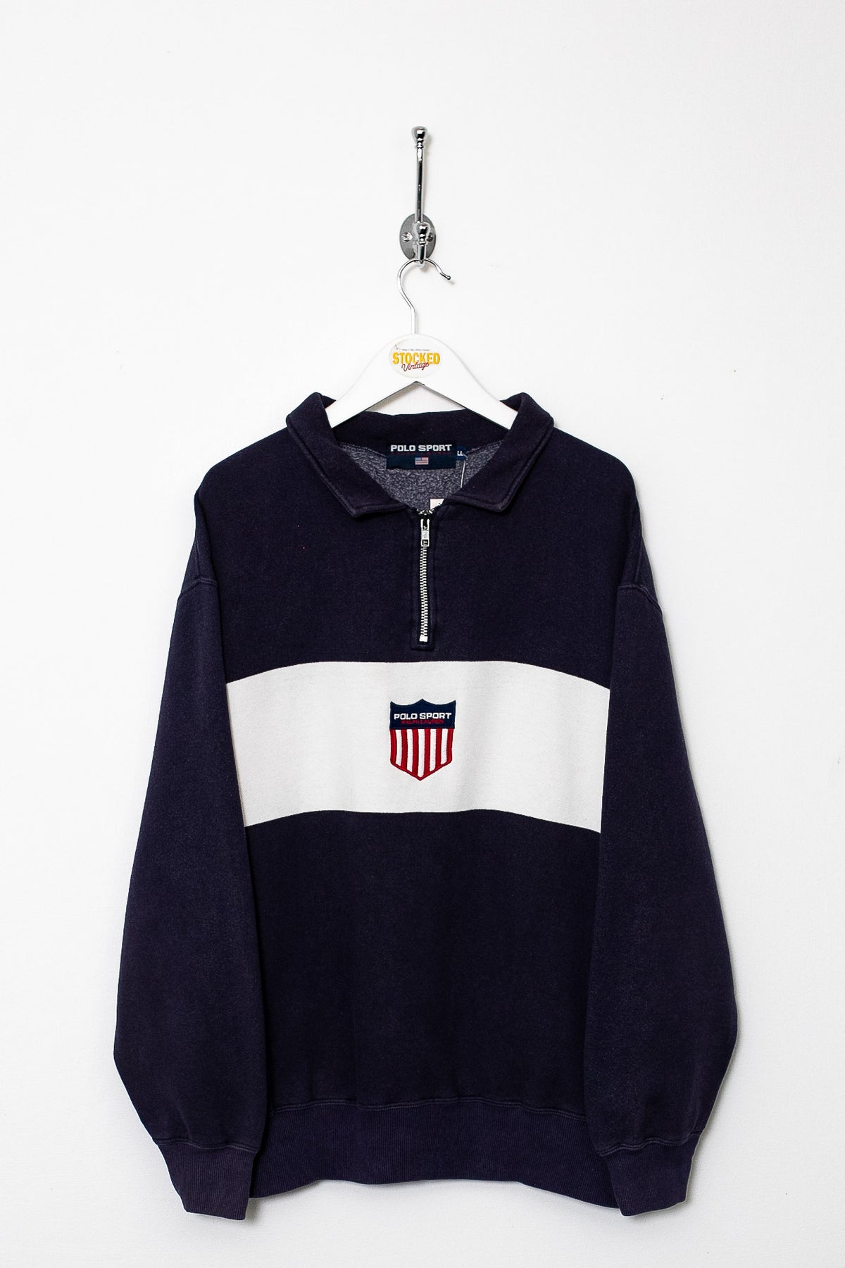 00s Ralph Lauren Polo Sport 1/4 Zip Sweatshirt (L)