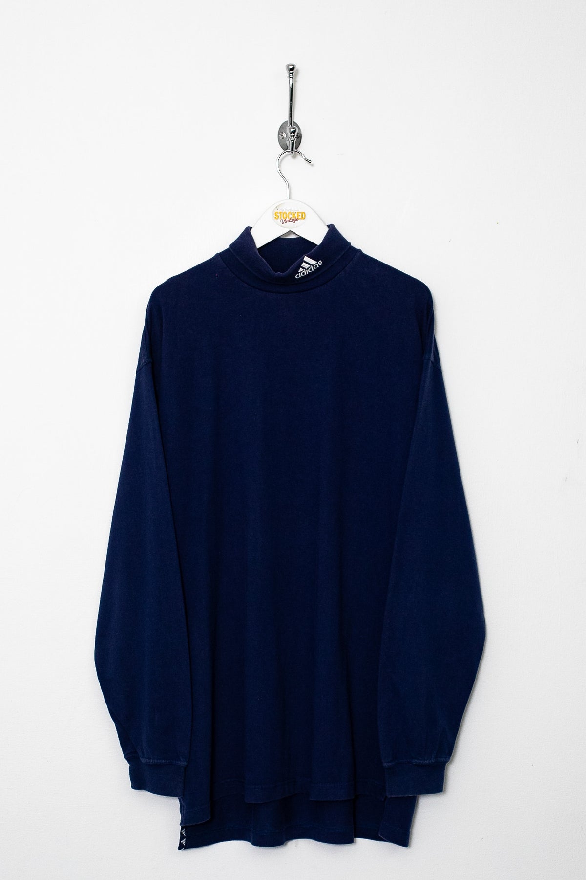 00s Adidas Mock Neck Jumper (L)