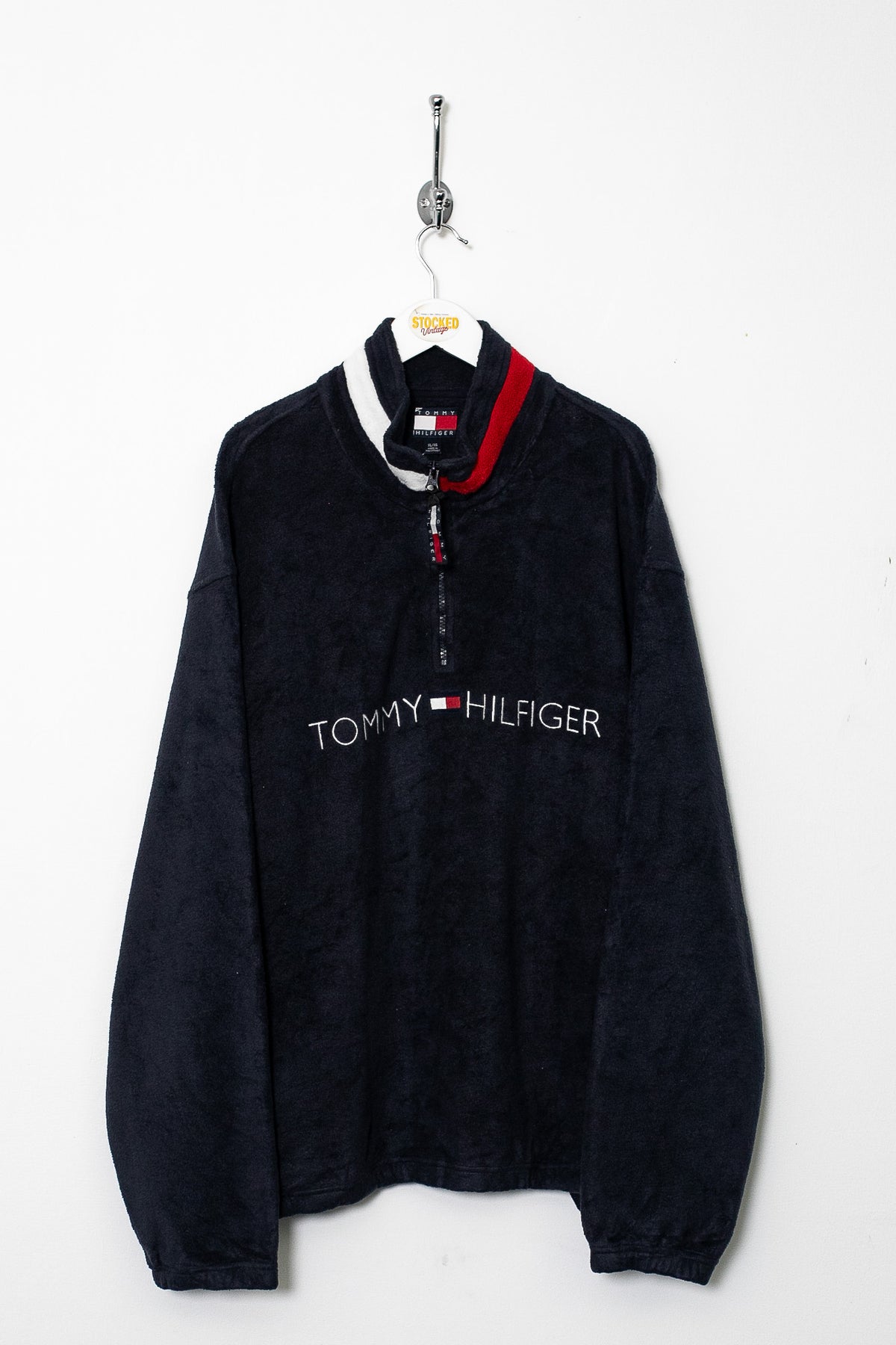90s Tommy Hilfiger 1/4 Zip fleece (XL)