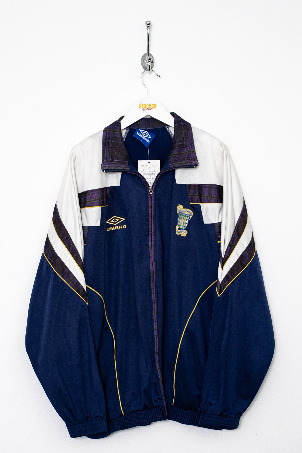 Rare 90s Umbro Scotland Jacket (XL) – Stocked Vintage