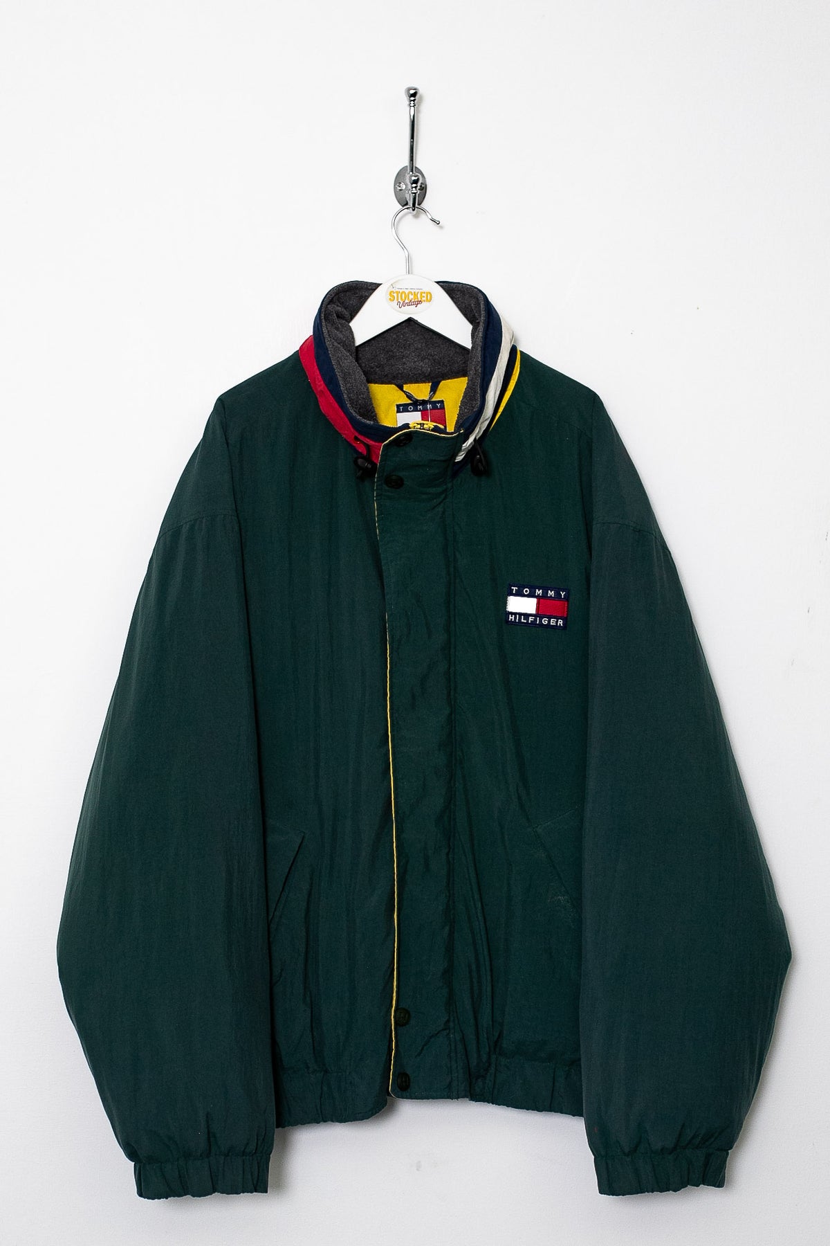 90s Tommy Hilfiger Puffer Coat (XL)