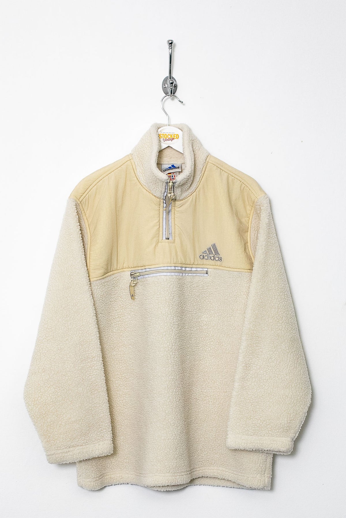 00s Adidas 1/4 Zip Sherpa Fleece (S)