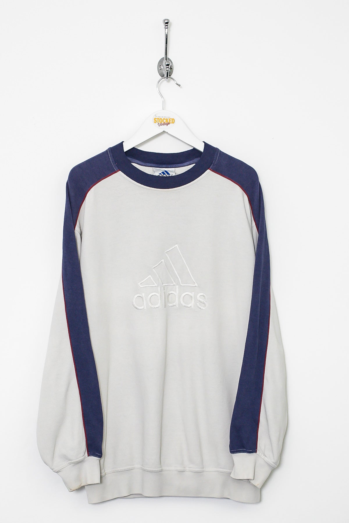 vintage navy adidas sweatshirt