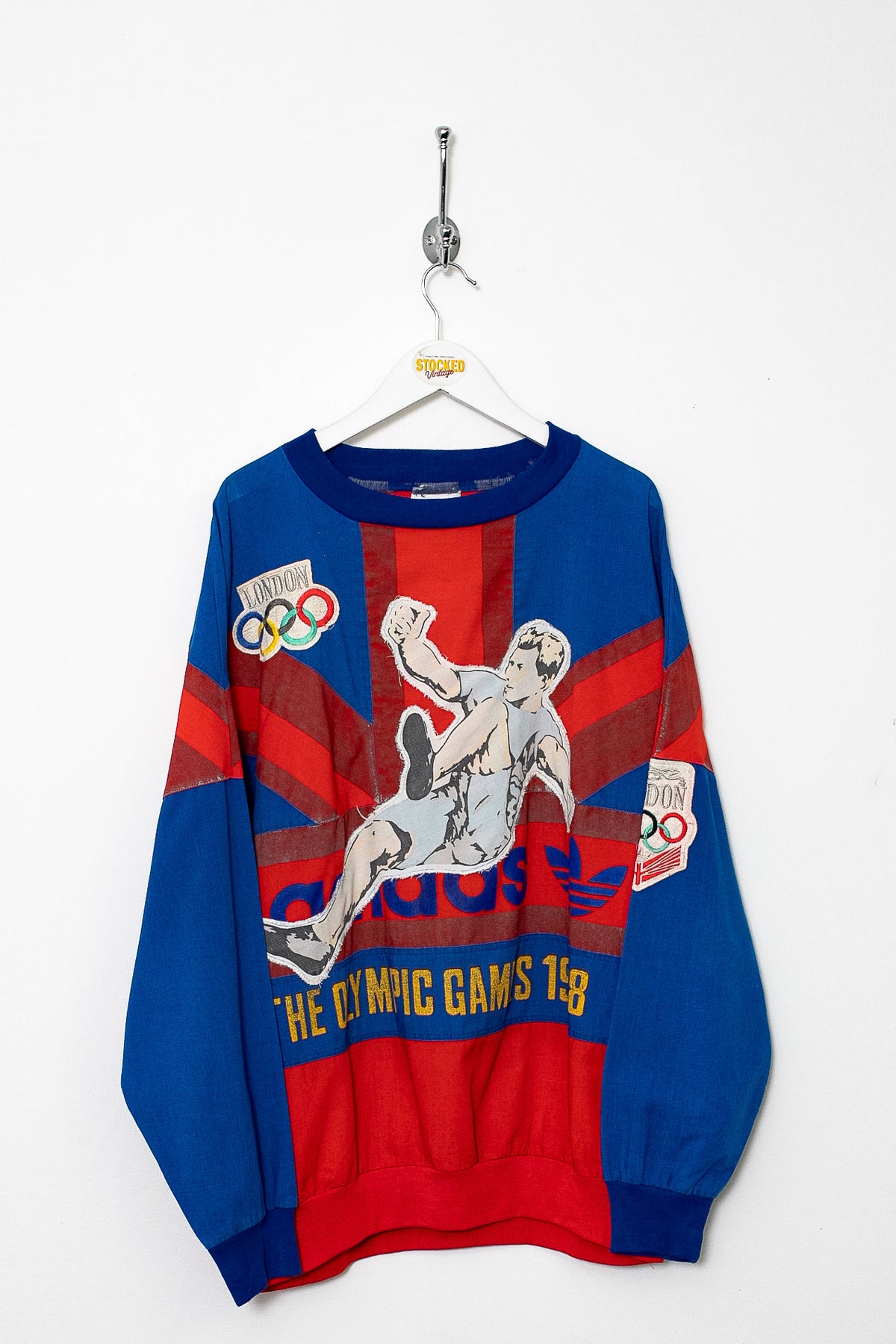 Rare 90s Adidas Olympics Pullover (L)
