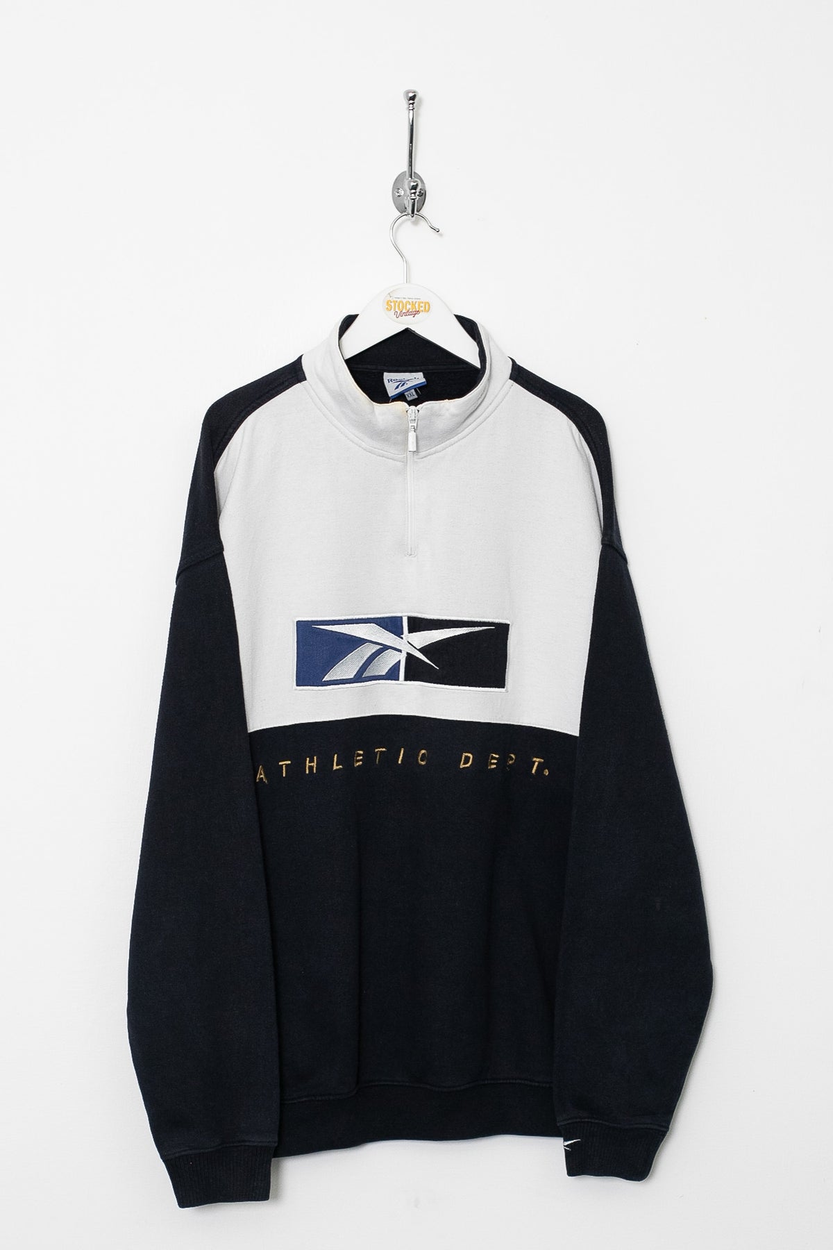 00s Reebok 1/4 Zip Sweatshirt (XL)