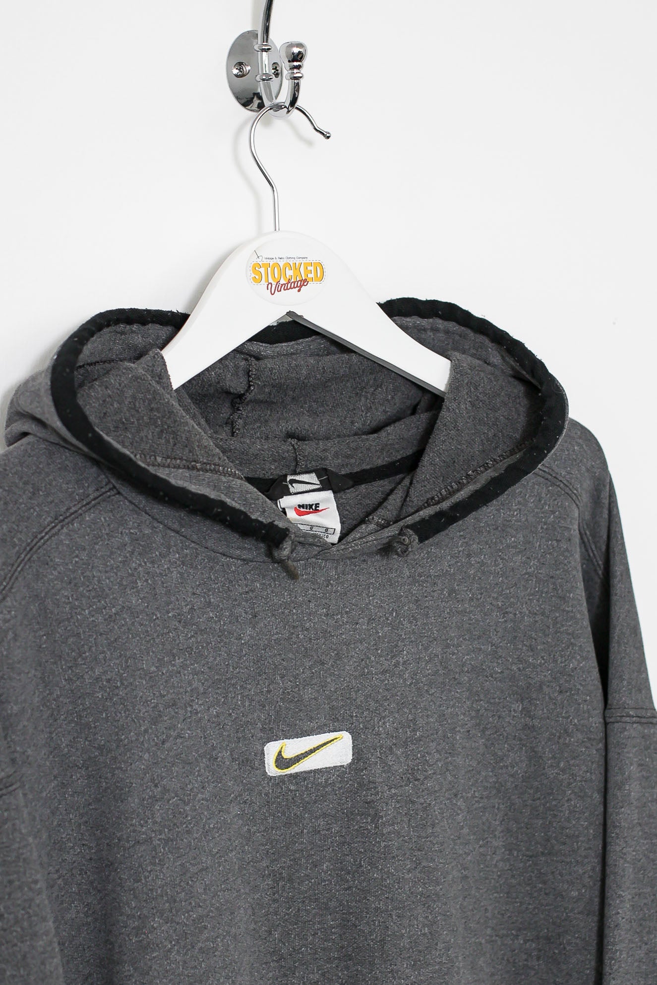 90's Nike Center Swoosh Half Zip Hoodie - パーカー