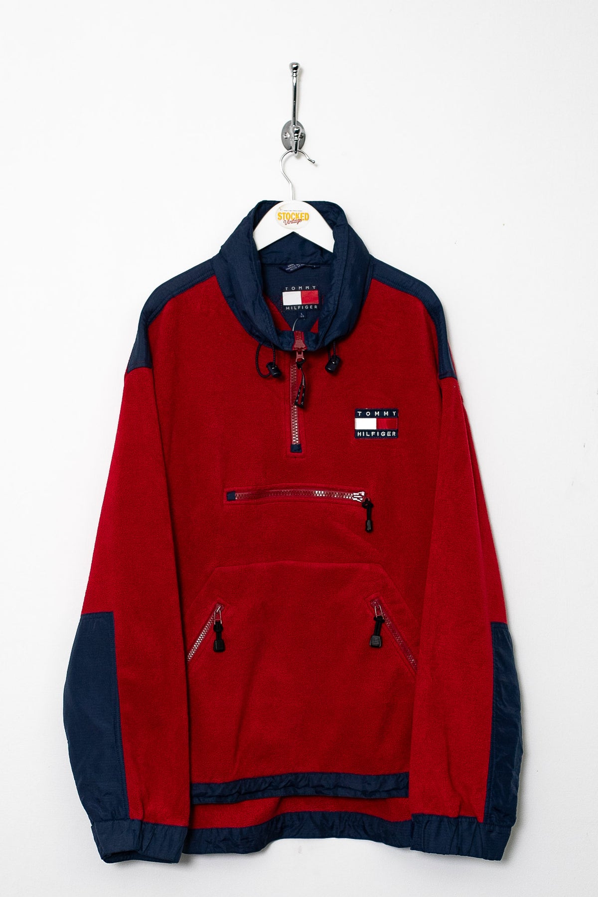 90s Tommy Hilfiger 1/4 Zip Fleece (L)