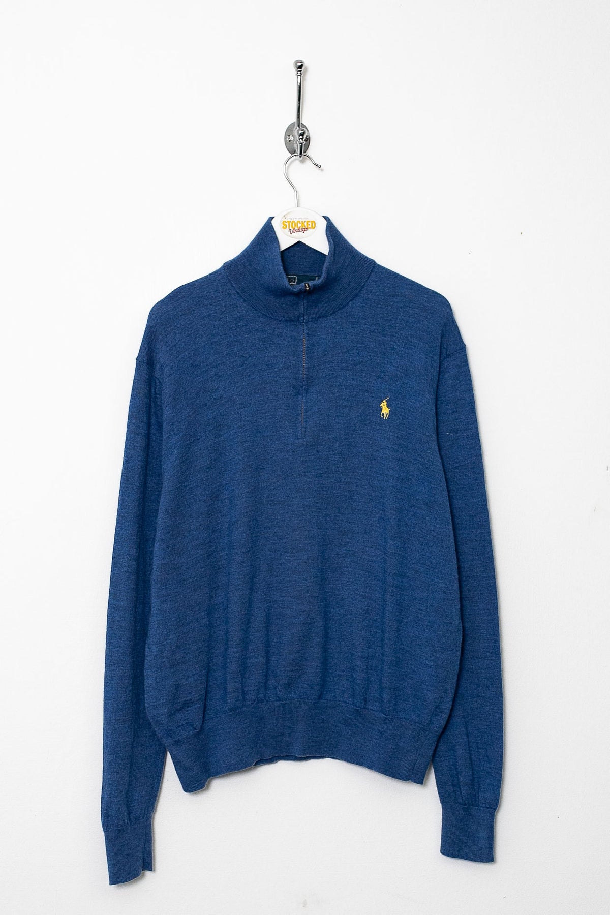 00s Ralph Lauren 1/4 Zip Knit Jumper (S)