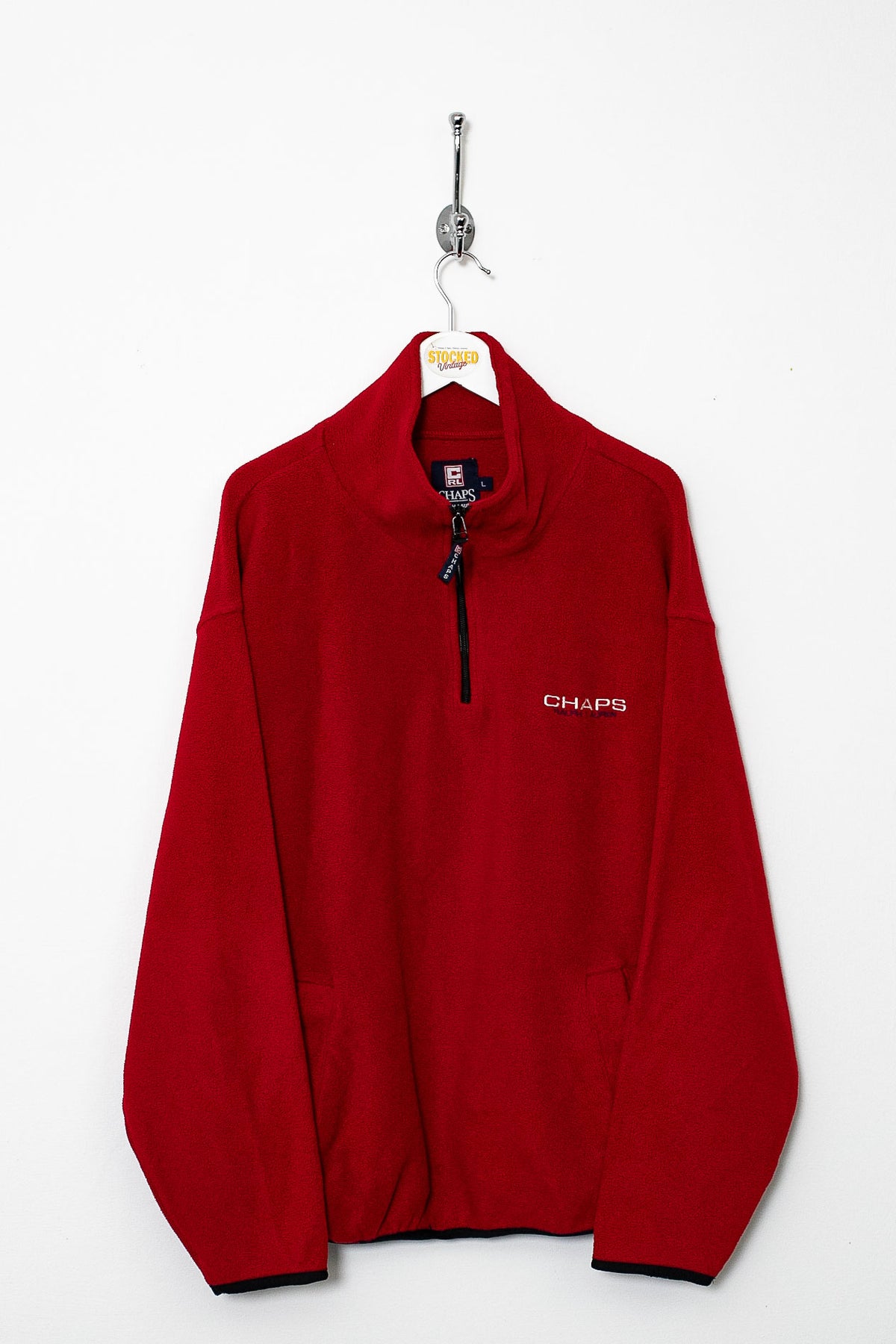 00s Ralph Lauren Chaps 1/4 Zip Fleece (L)