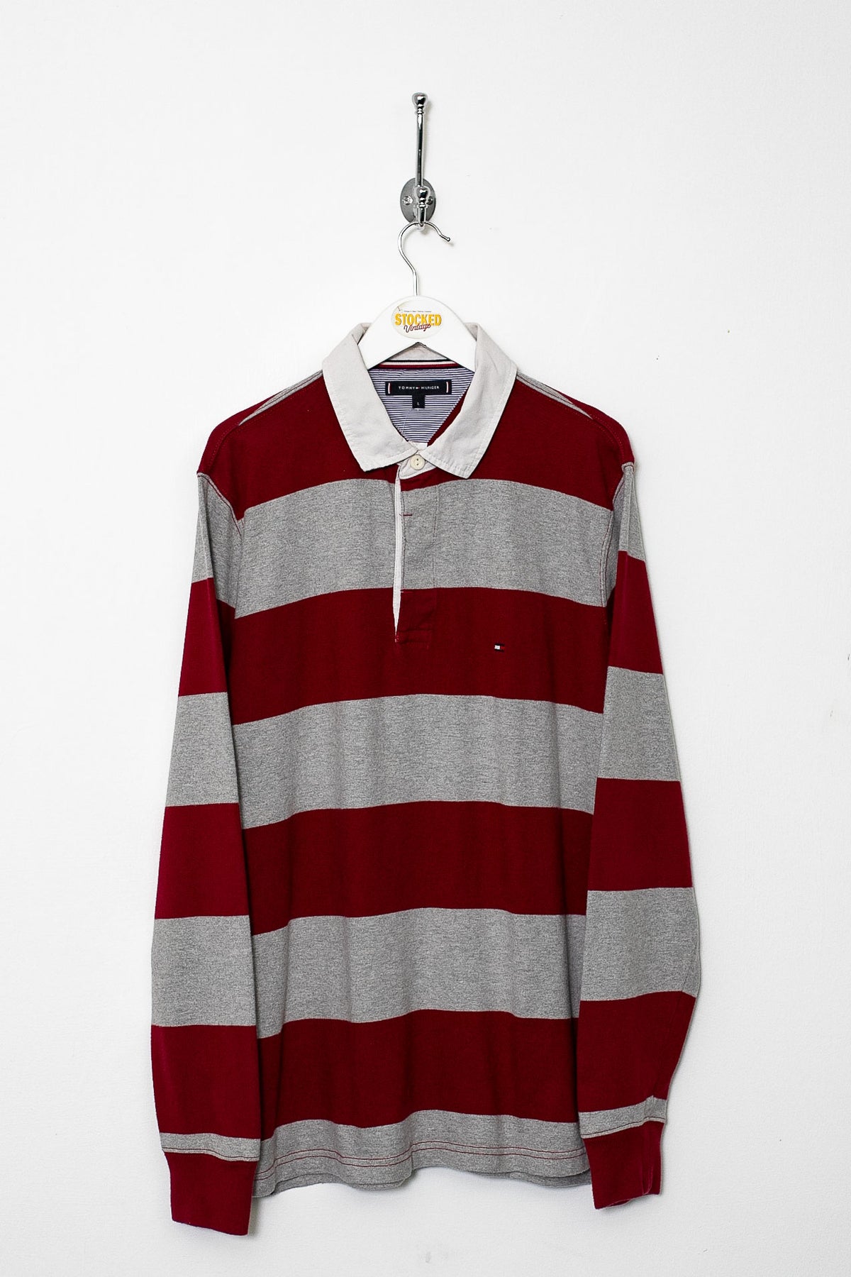 00s Tommy Hilfiger Rugby Shirt (L)