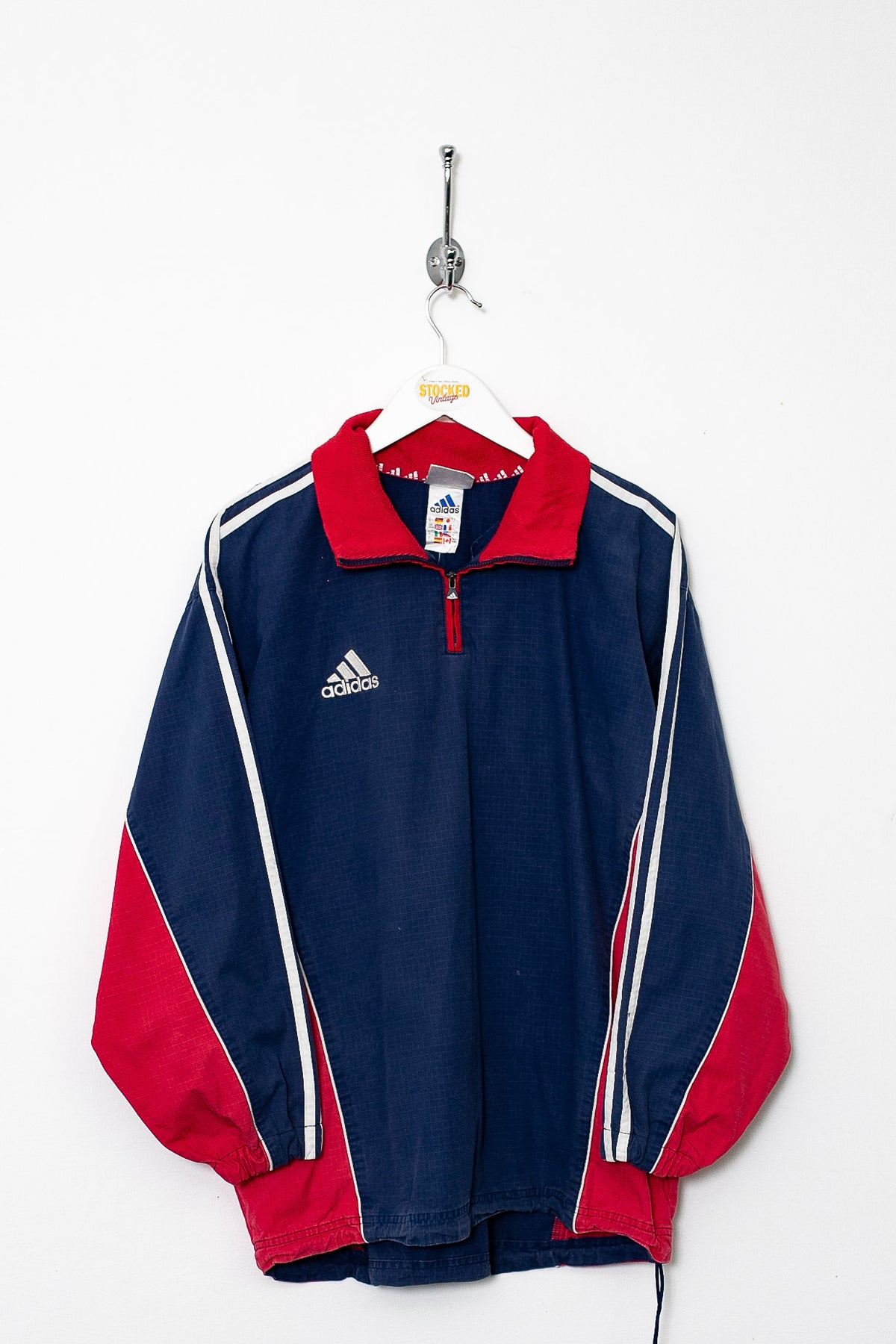 00s Adidas 1/4 Zip Jacket (M)