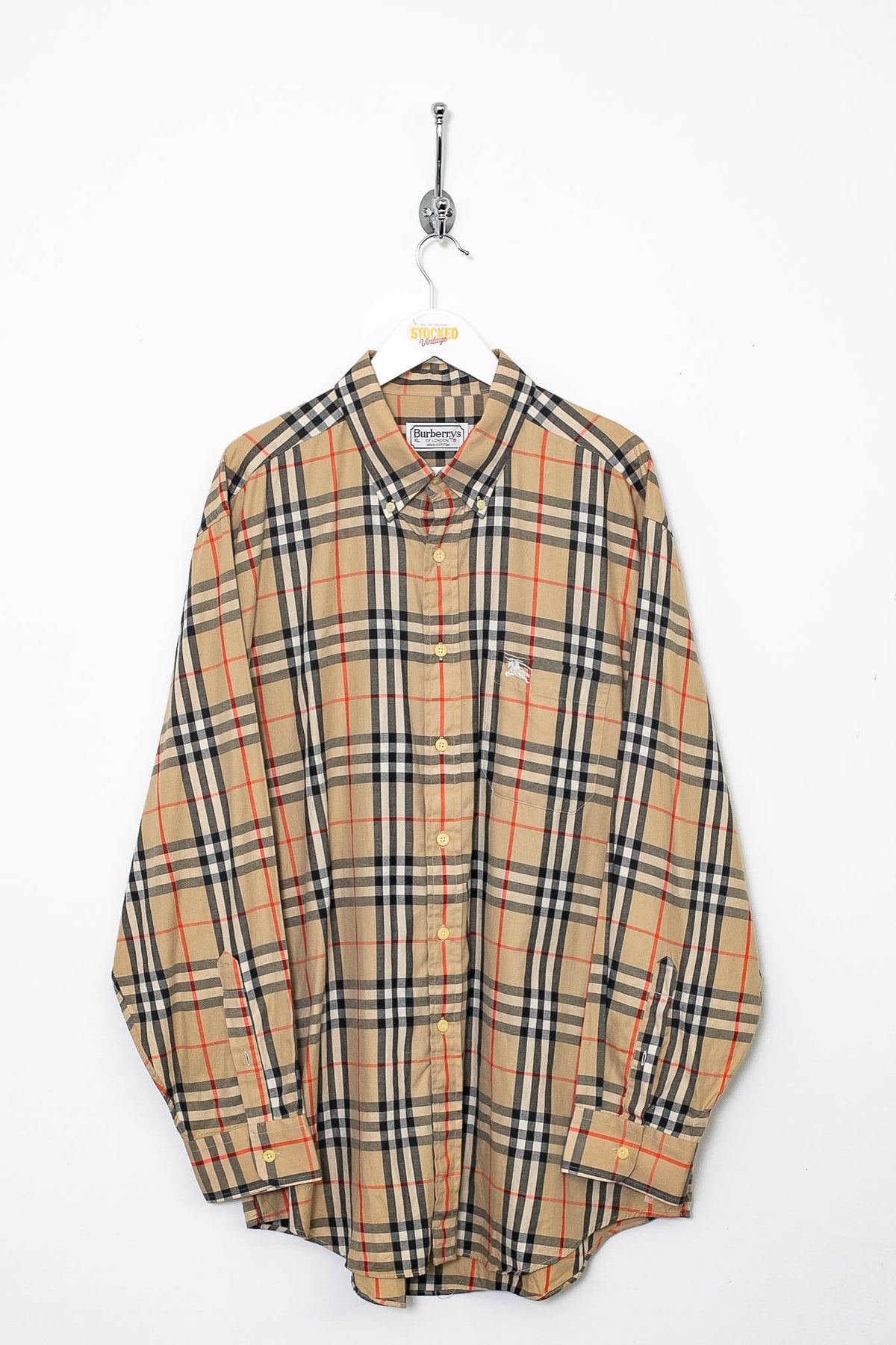 90s Burberry Nova Check Shirt (XL)