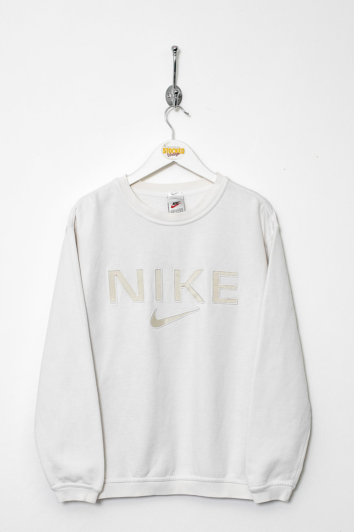white nike sweatshirt womens vintage