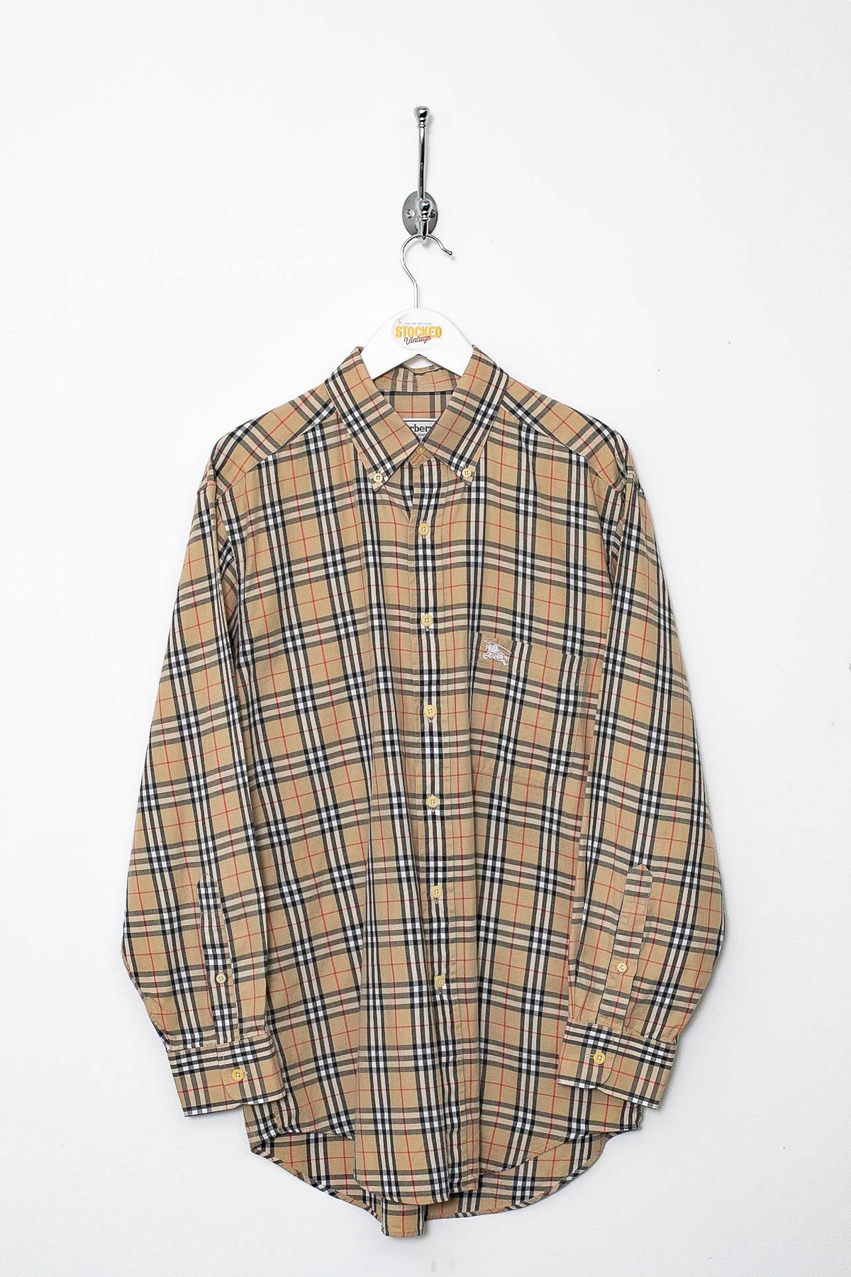 90s Burberry Nova Check Shirt (M)