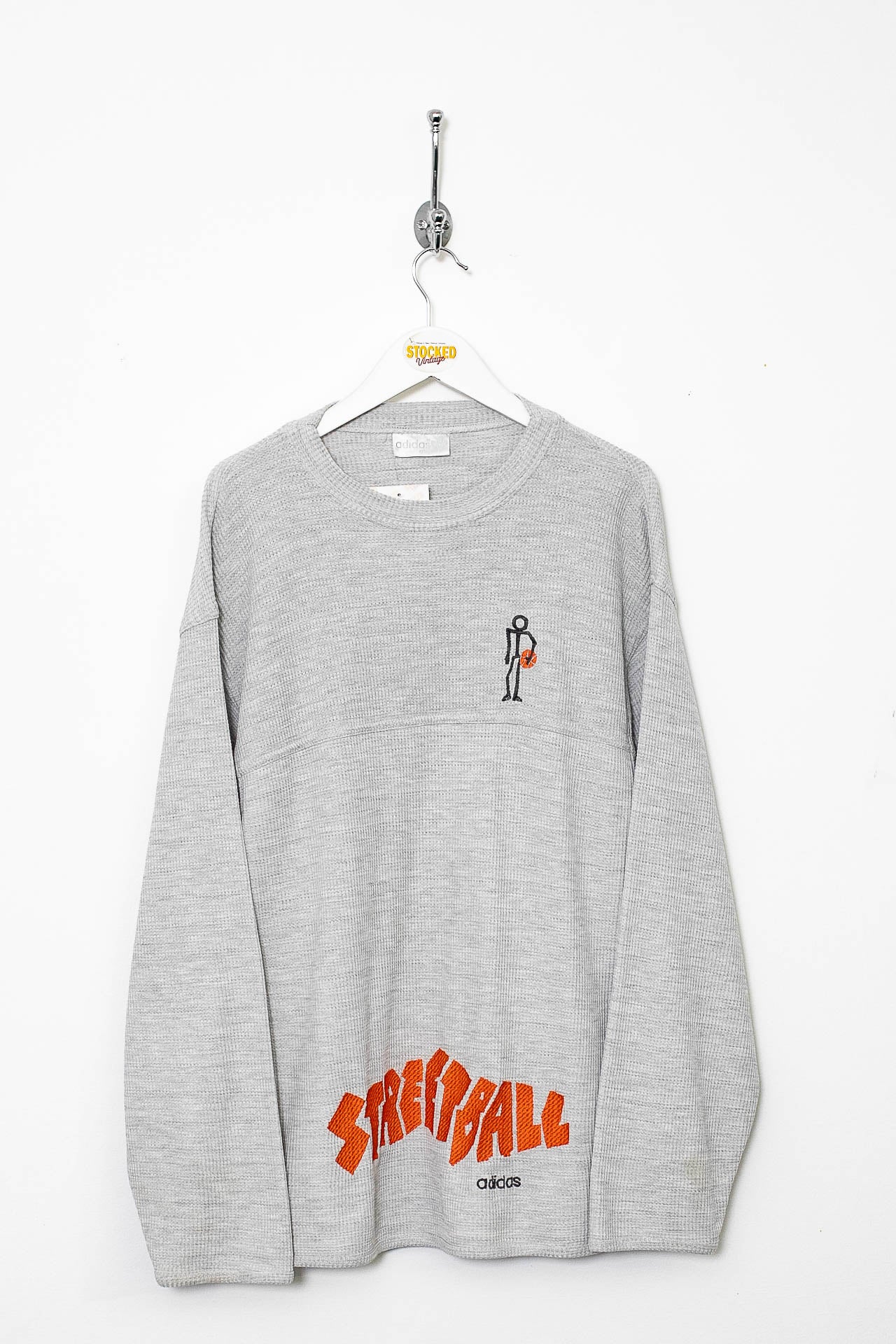 90s Adidas Streetball Long Sleeve Tee M Stocked Vintage