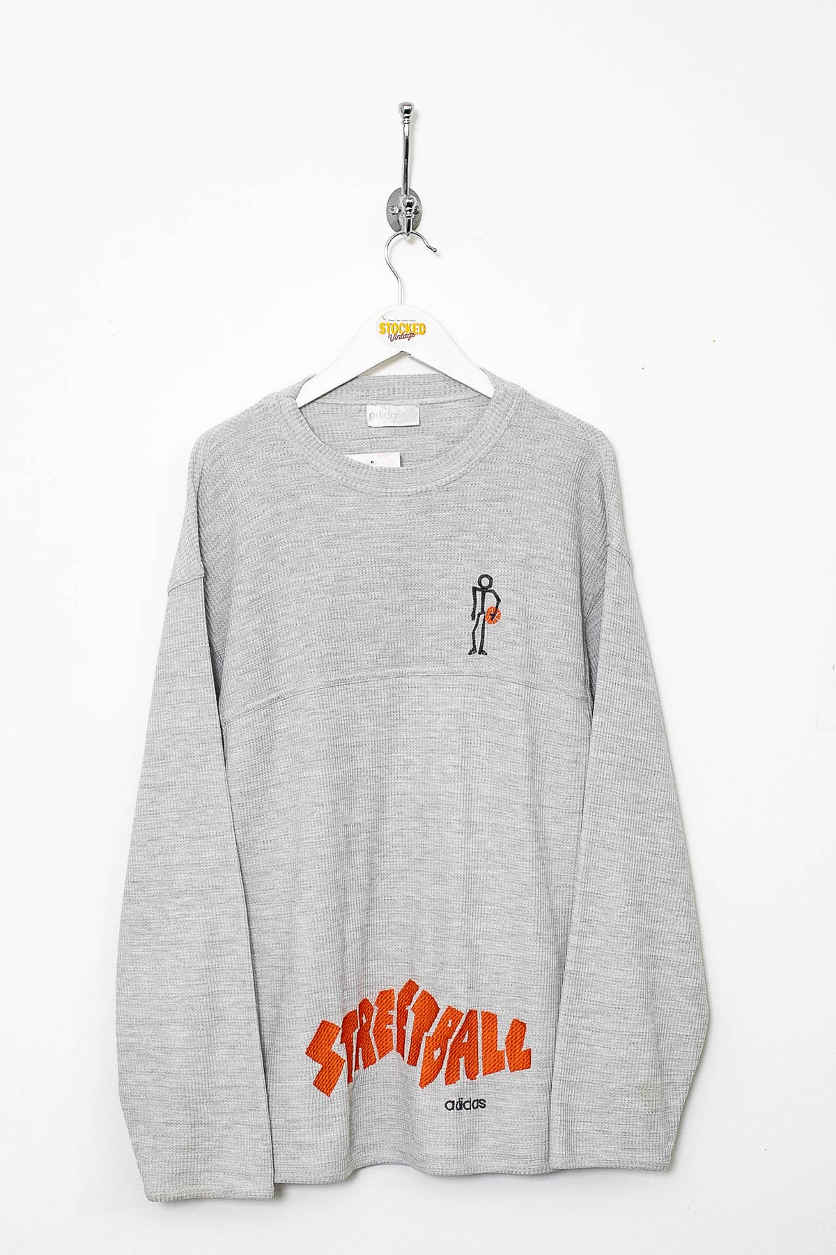 90s Adidas Streetball Long Sleeve Tee (M)