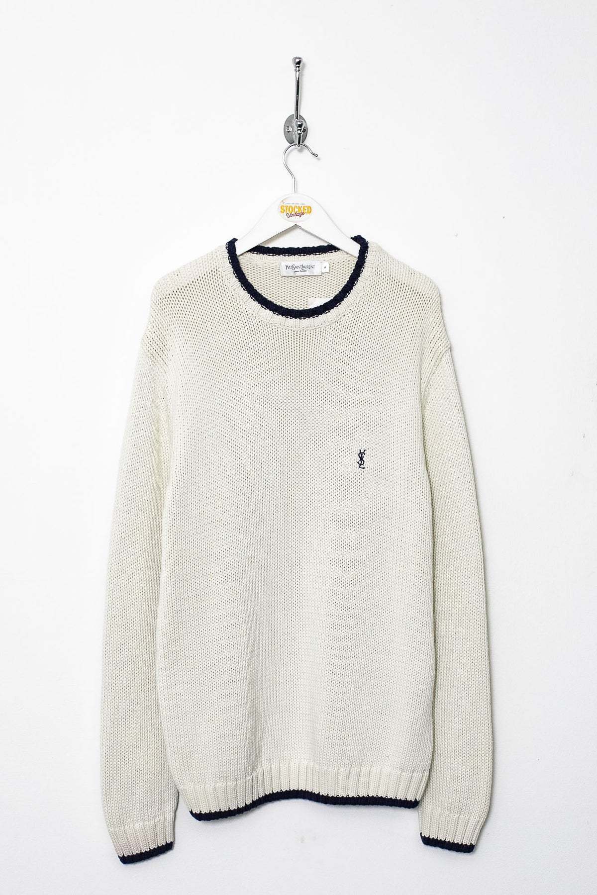 90s YSL Heavyweight Knit Jumper (M)