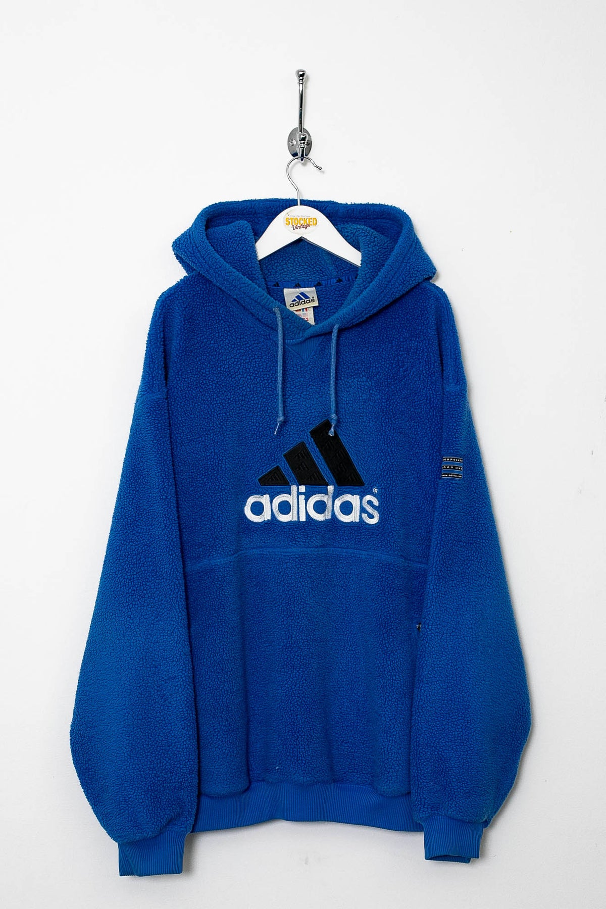 00s Adidas Sherpa Fleece Hoodie (XL)