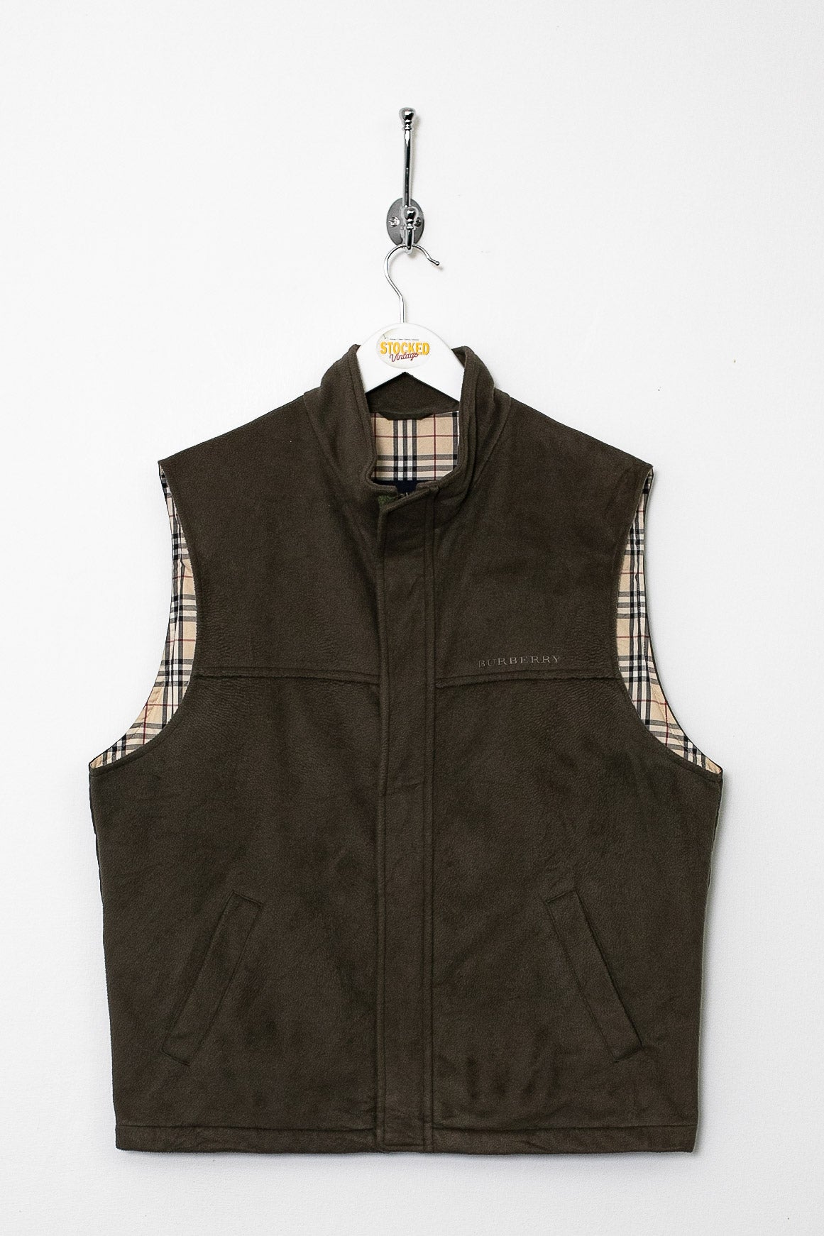 00s Burberry Fleece Gilet (M)