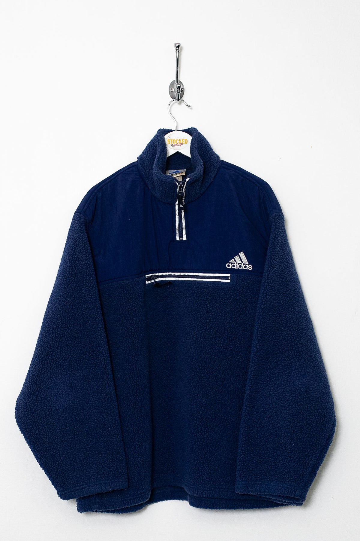 00s Adidas 1/4 Zip Sherpa Fleece (L)
