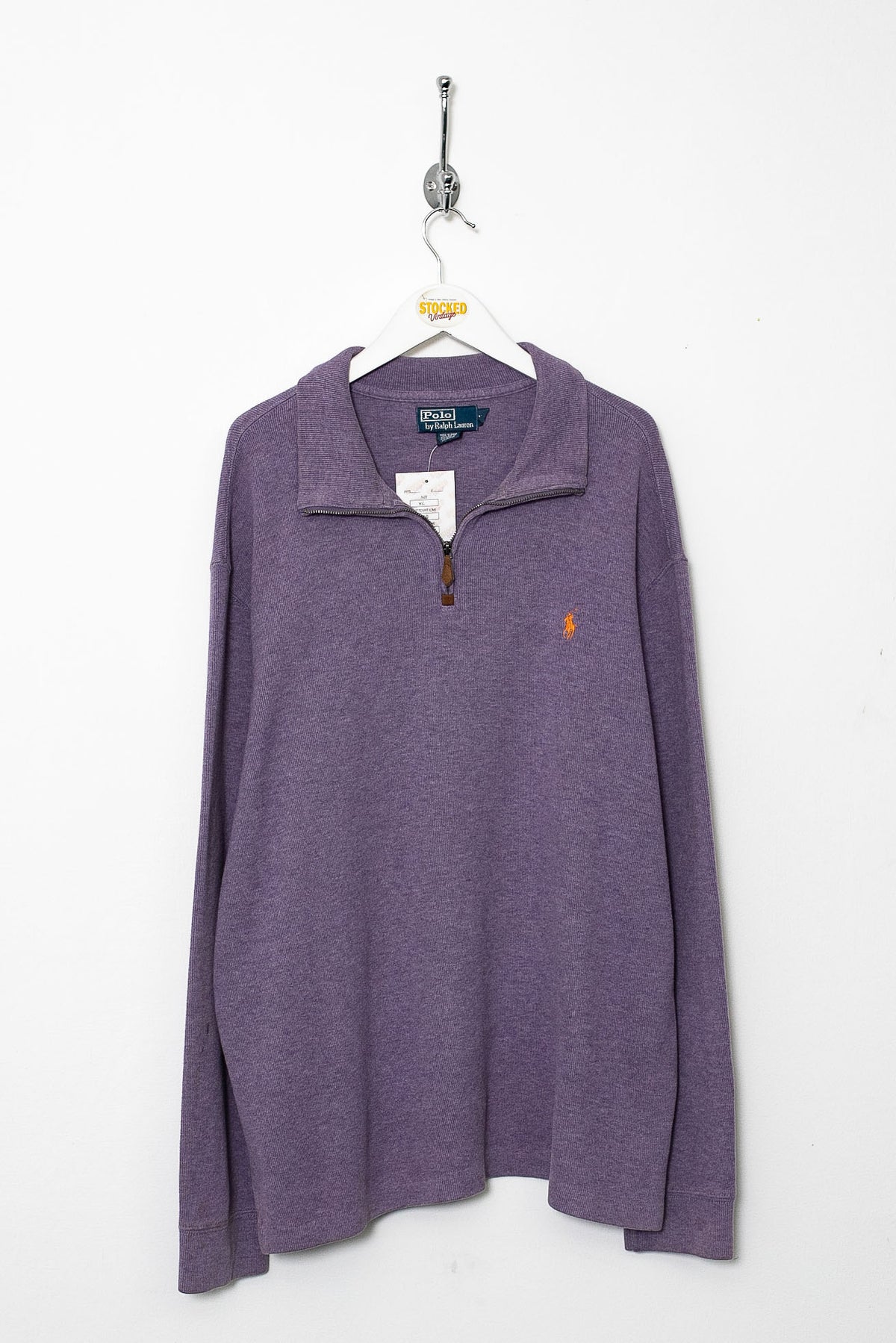 00s Ralph Lauren 1/4 Zip Sweatshirt (XL)