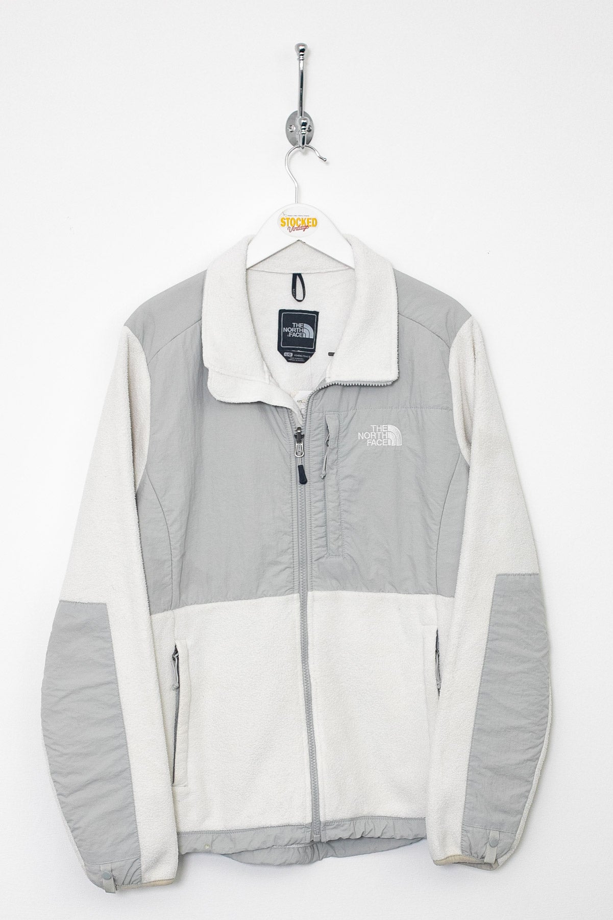 White north face clearance denali jacket