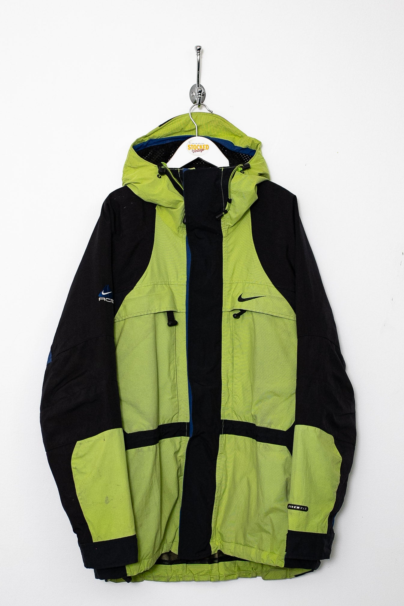 希少 VINTAGE NIKE ACG STORM-FIT JACKET Nike ACG 1990s storm fit heavyweight technical jacket (S) – Known