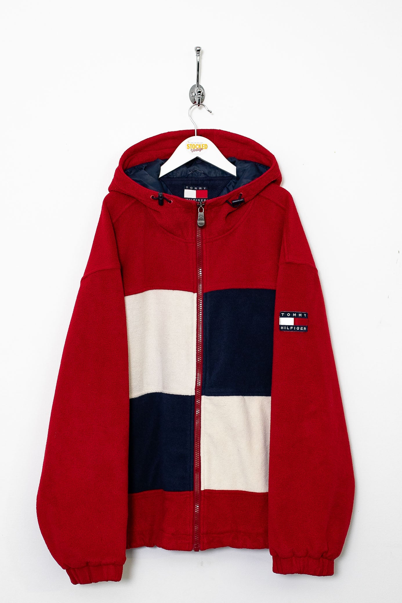 90s Tommy Hilfiger Fleece Jacket XL