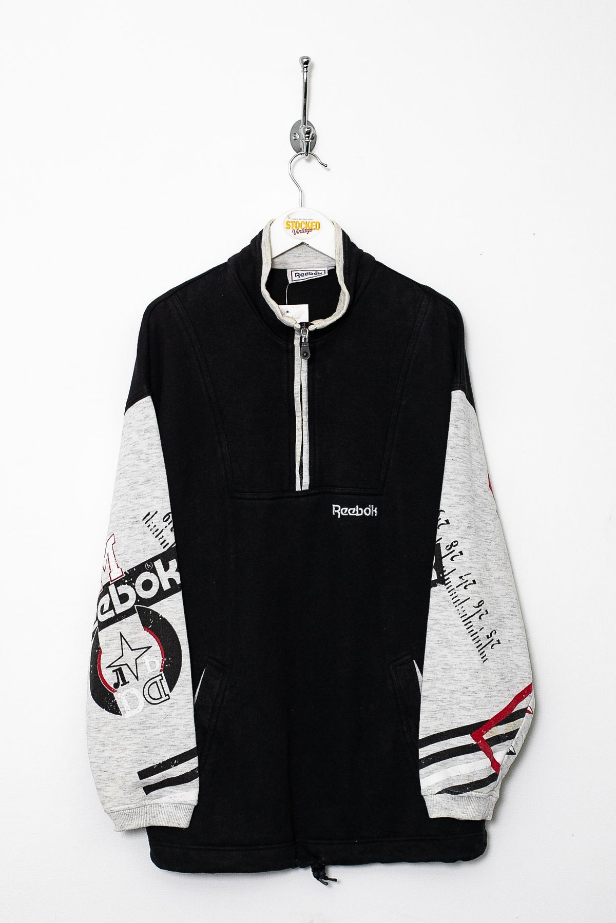 90s Reebok 1/4 Zip Sweatshirt (L)