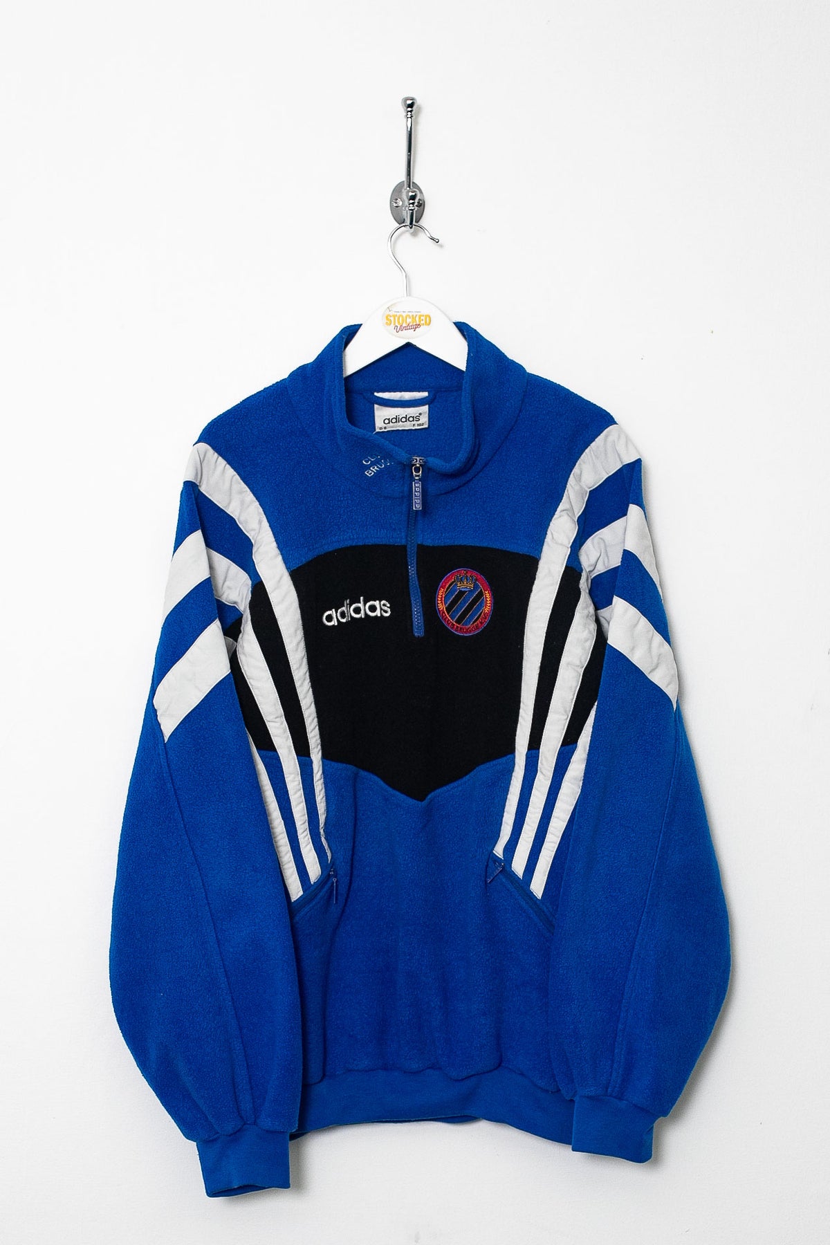 90s Adidas Club Brugge 1/4 Zip Fleece (XL)