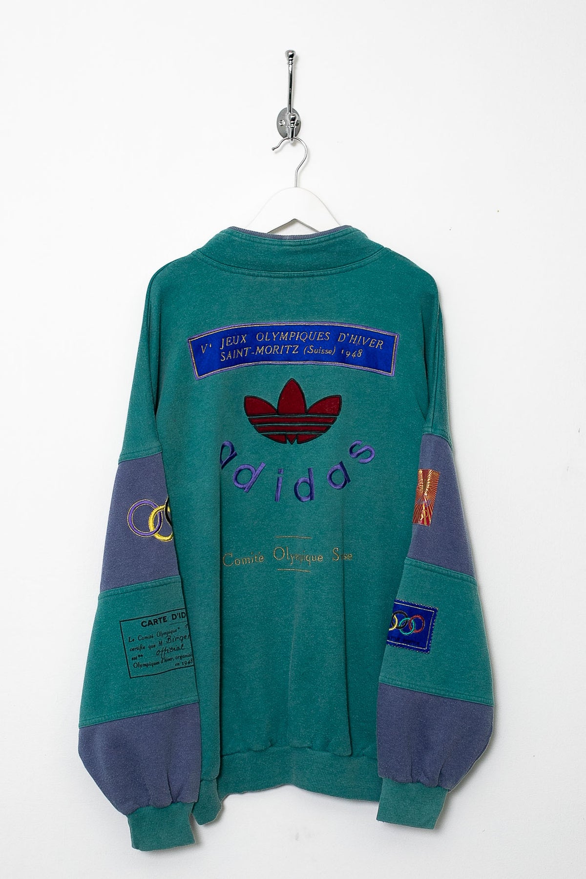 Rare 90s Adidas Olympics Sweatshirt (XL)