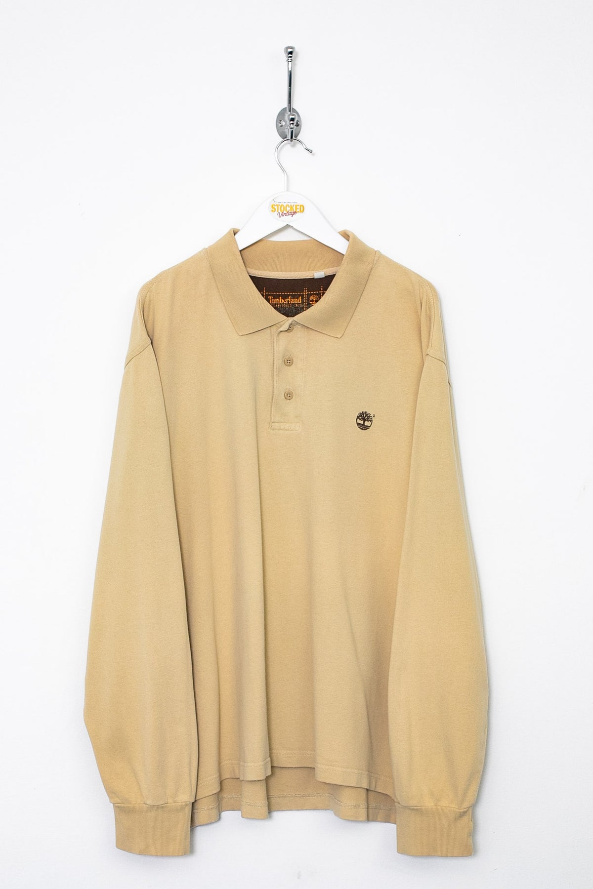 00s Timberland Long Sleeved Polo Shirt (XL)