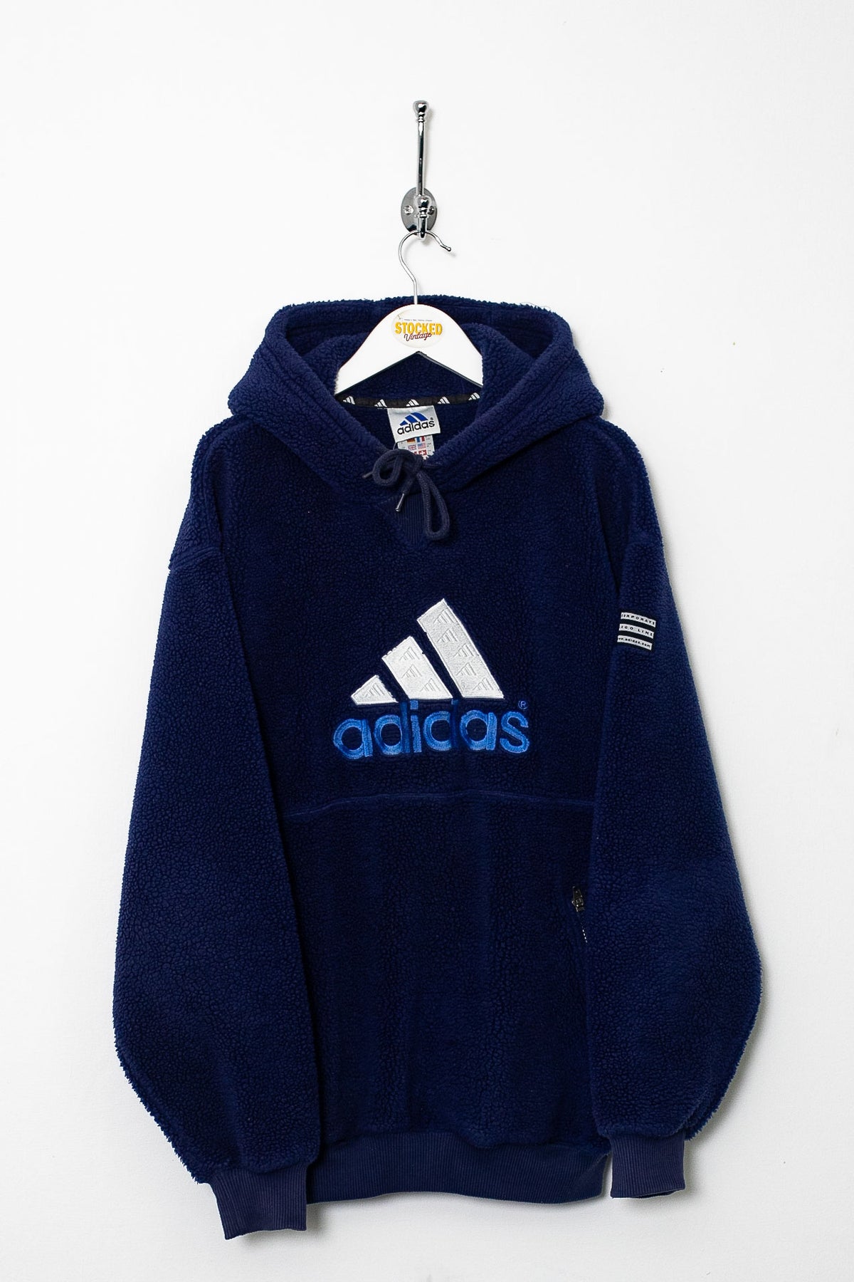 00s Adidas Sherpa Fleece Hoodie (M)