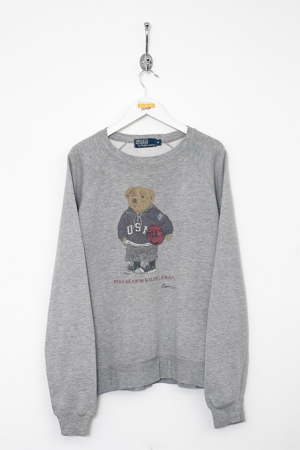 90s Ralph Lauren Polo Bear Sweatshirt (M)