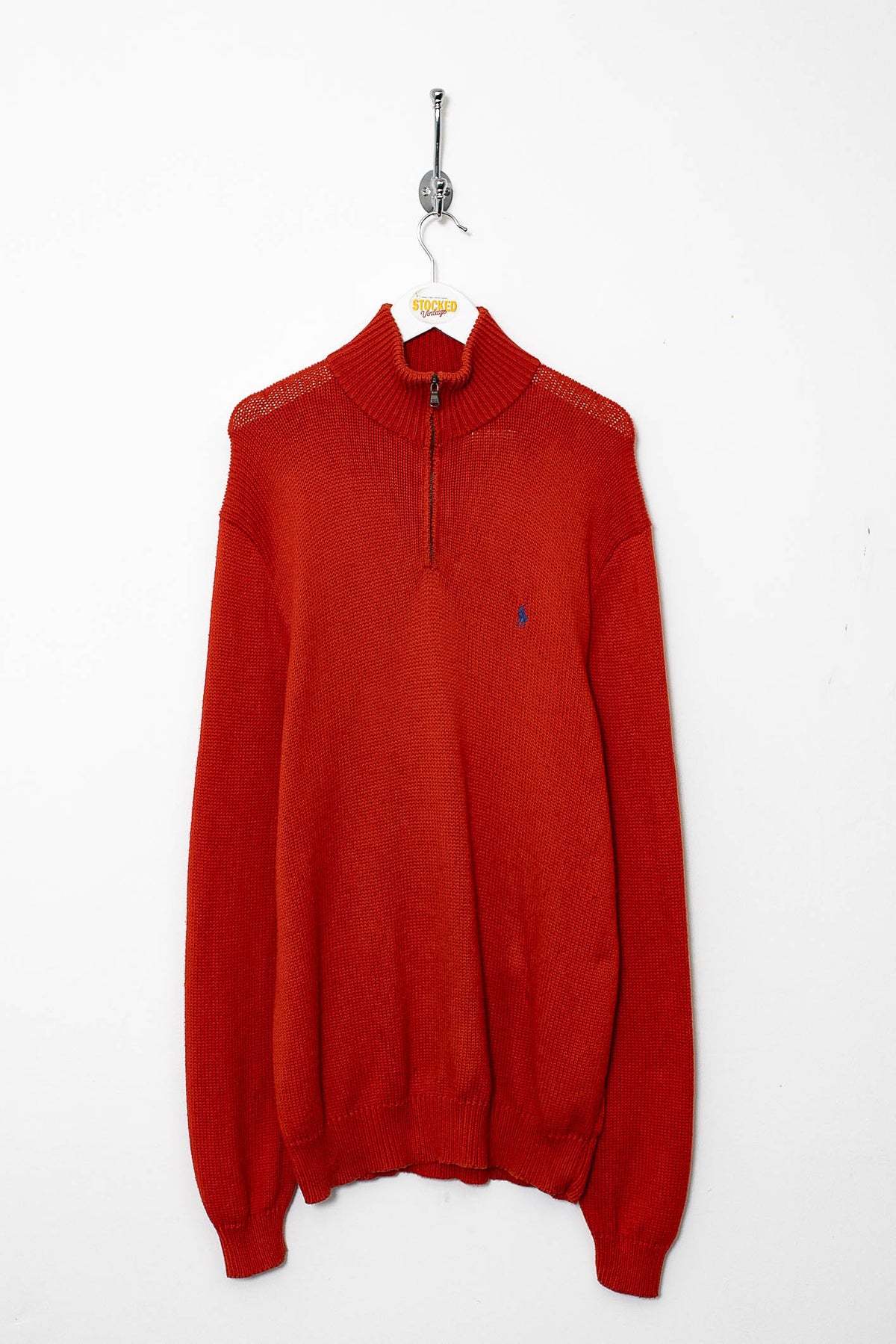 Ralph Lauren 1/4 Zip Knit Jumper (L)