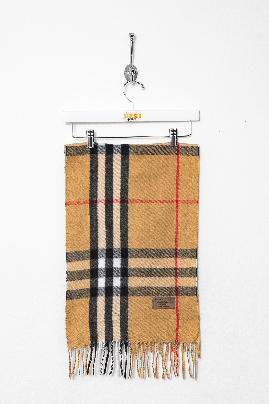 00s Burberry Nova Check Cashmere Scarf
