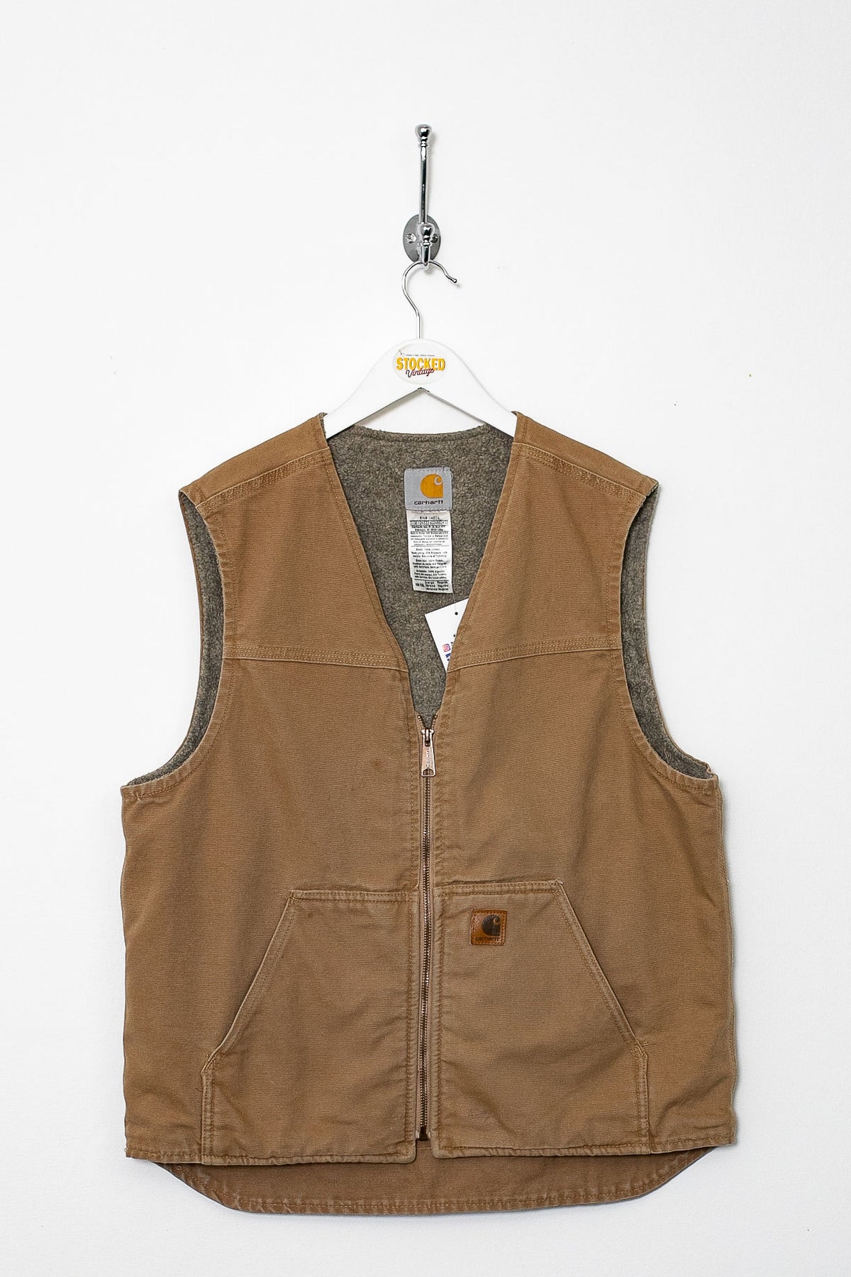 00s Carhartt Fleece Lined Vest (L)