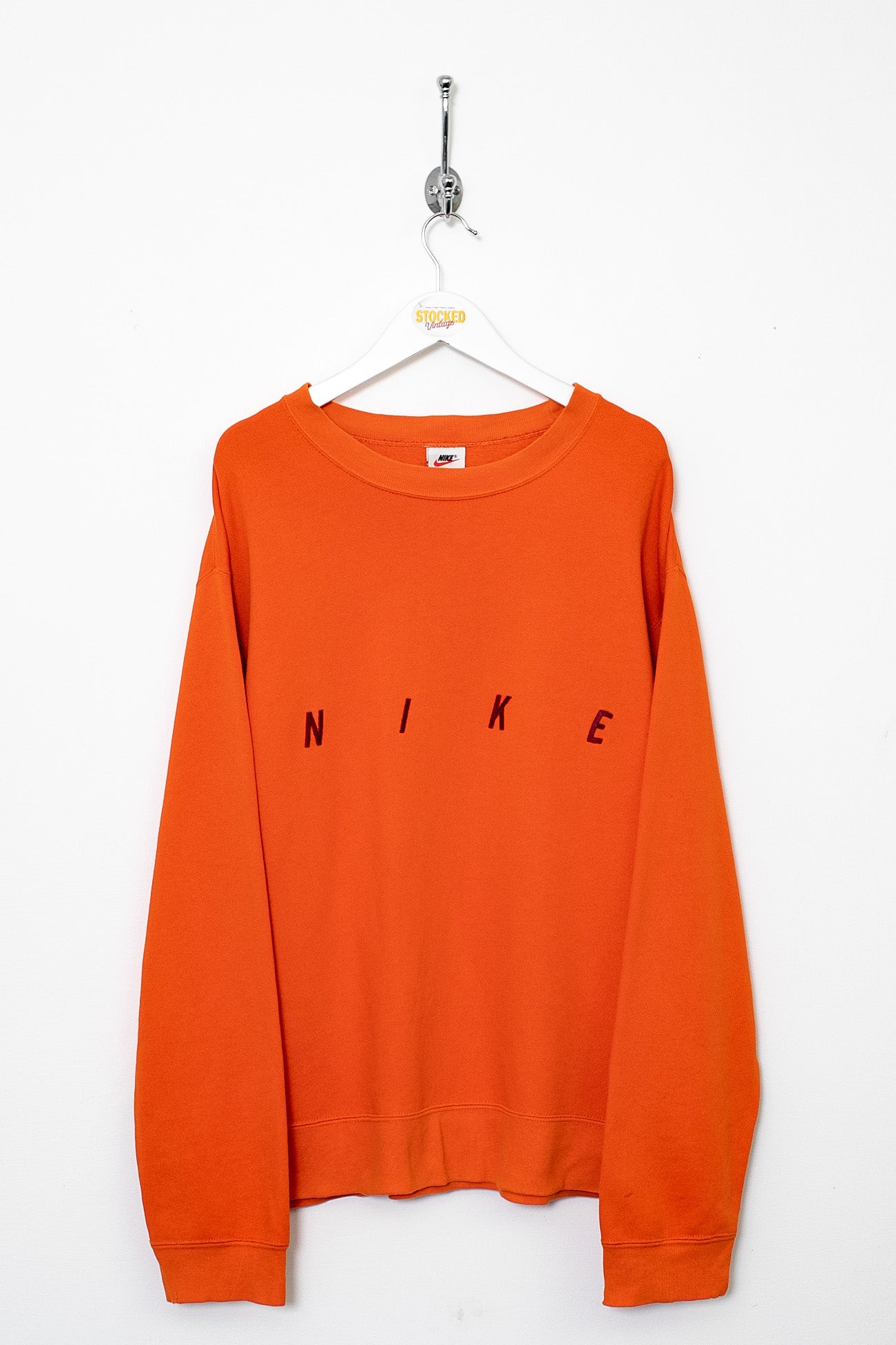 vintage orange nike sweatshirt