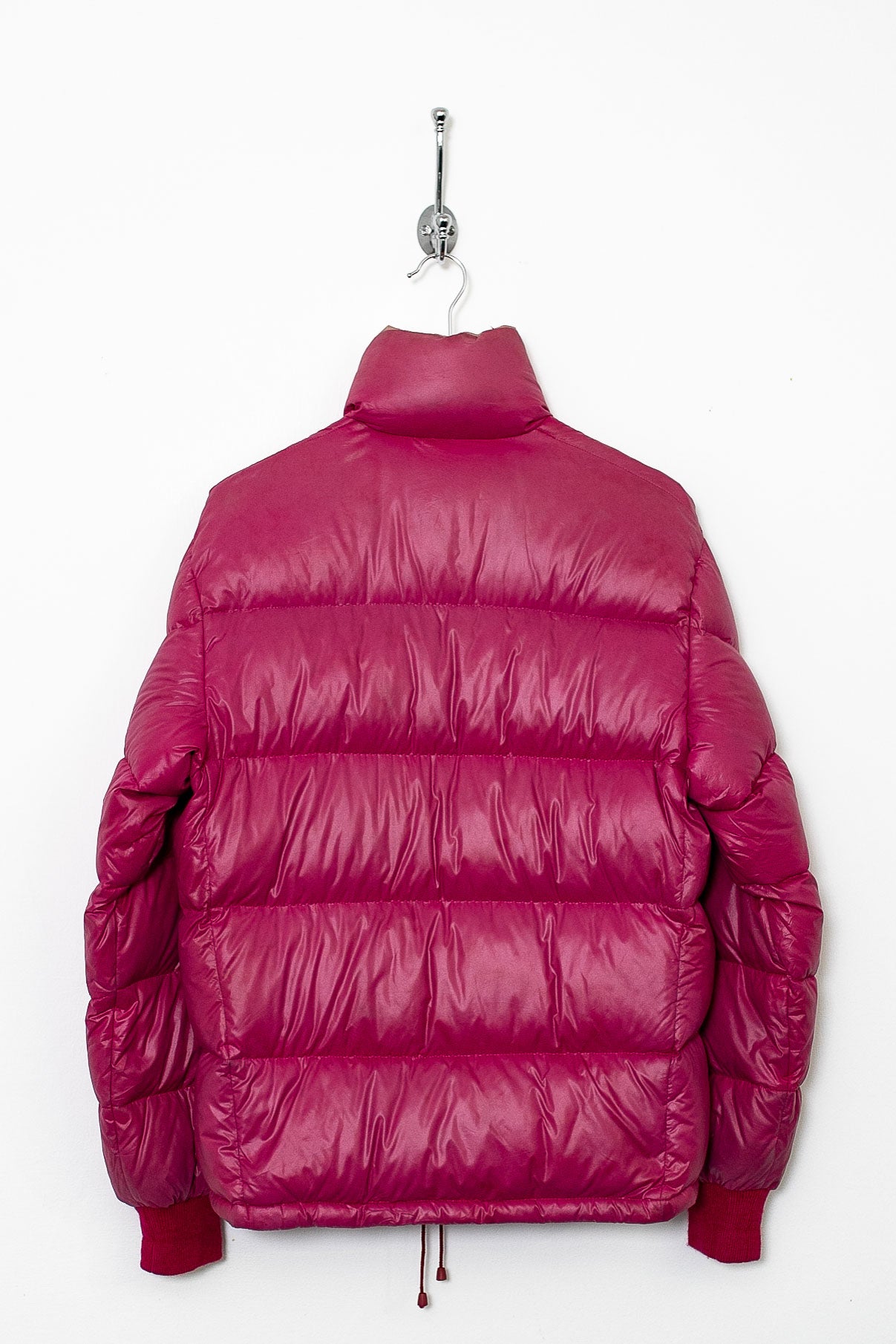 正規品 moncler 86cm pink MONCLER Quincy Womens Pink Quilted Logo Down Jacket vintage
