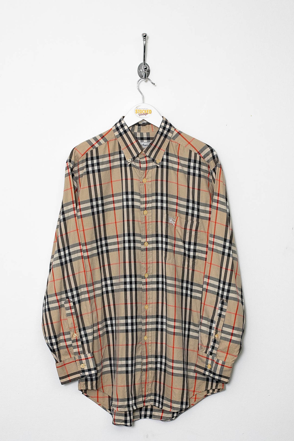 90s Burberry Nova Check Shirt (M)