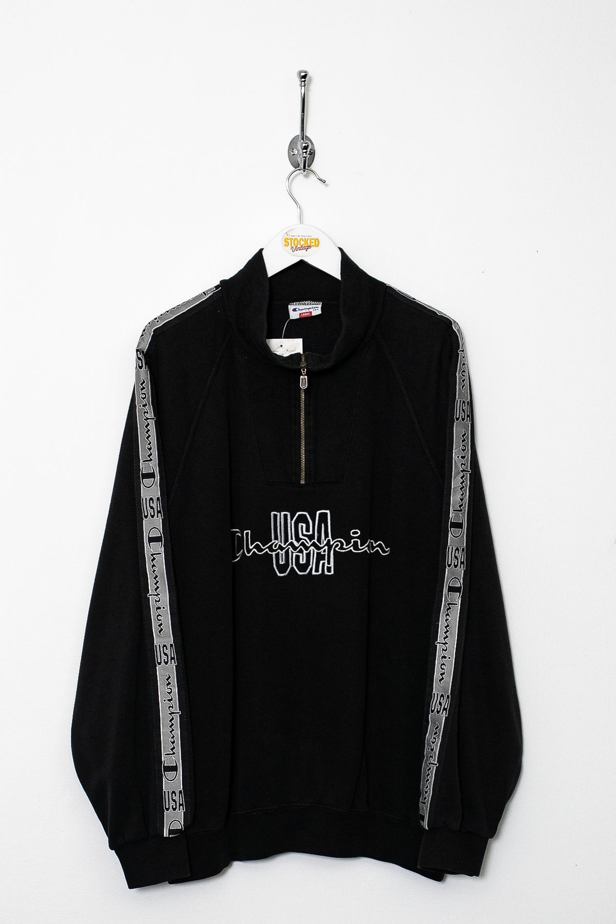 00s Champion 1/4 Zip Sweatshirt (L)